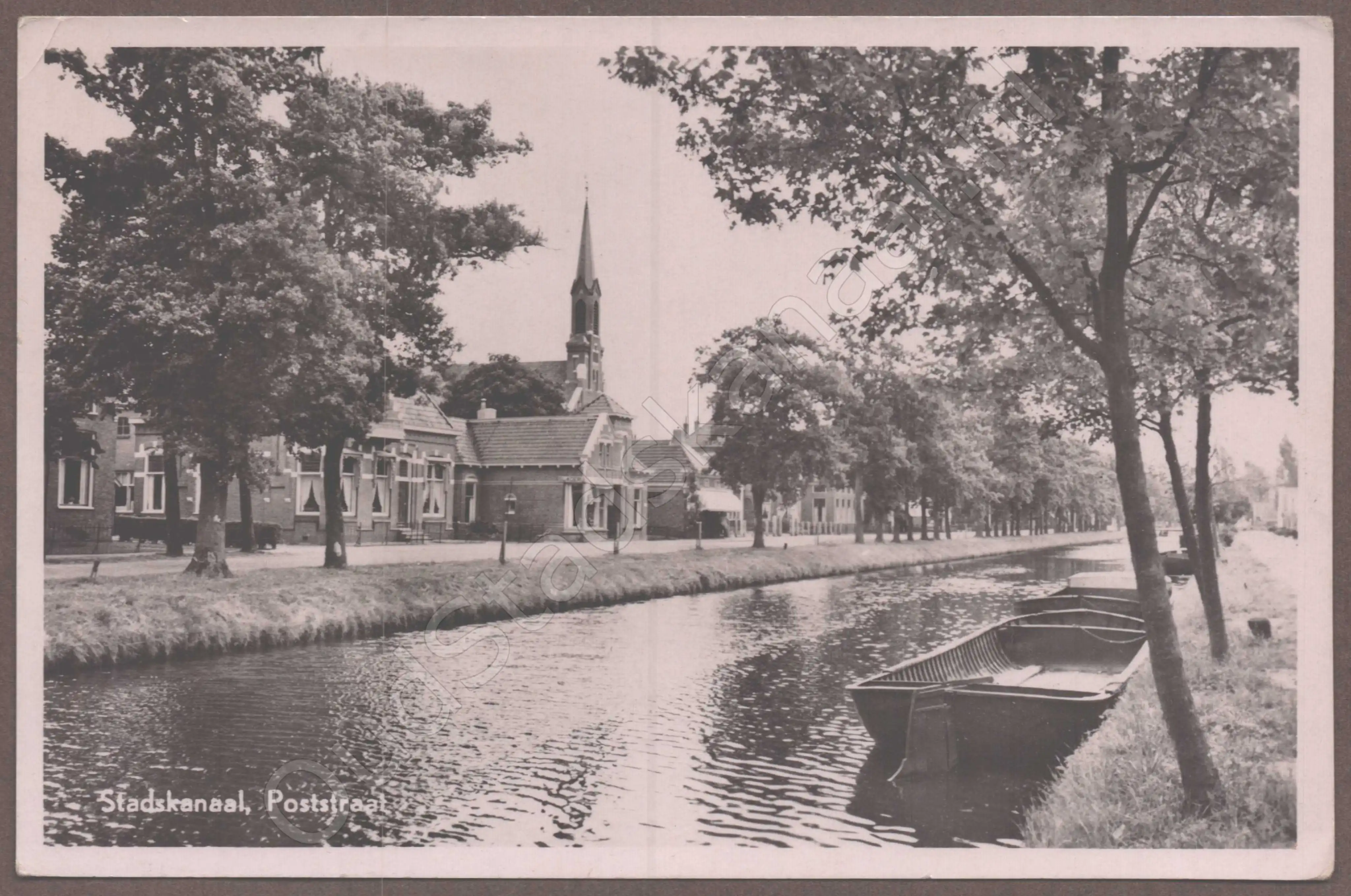 <span id='curid'>10055</span>~Stadskanaal, Poststraat (&plusmn;1953)