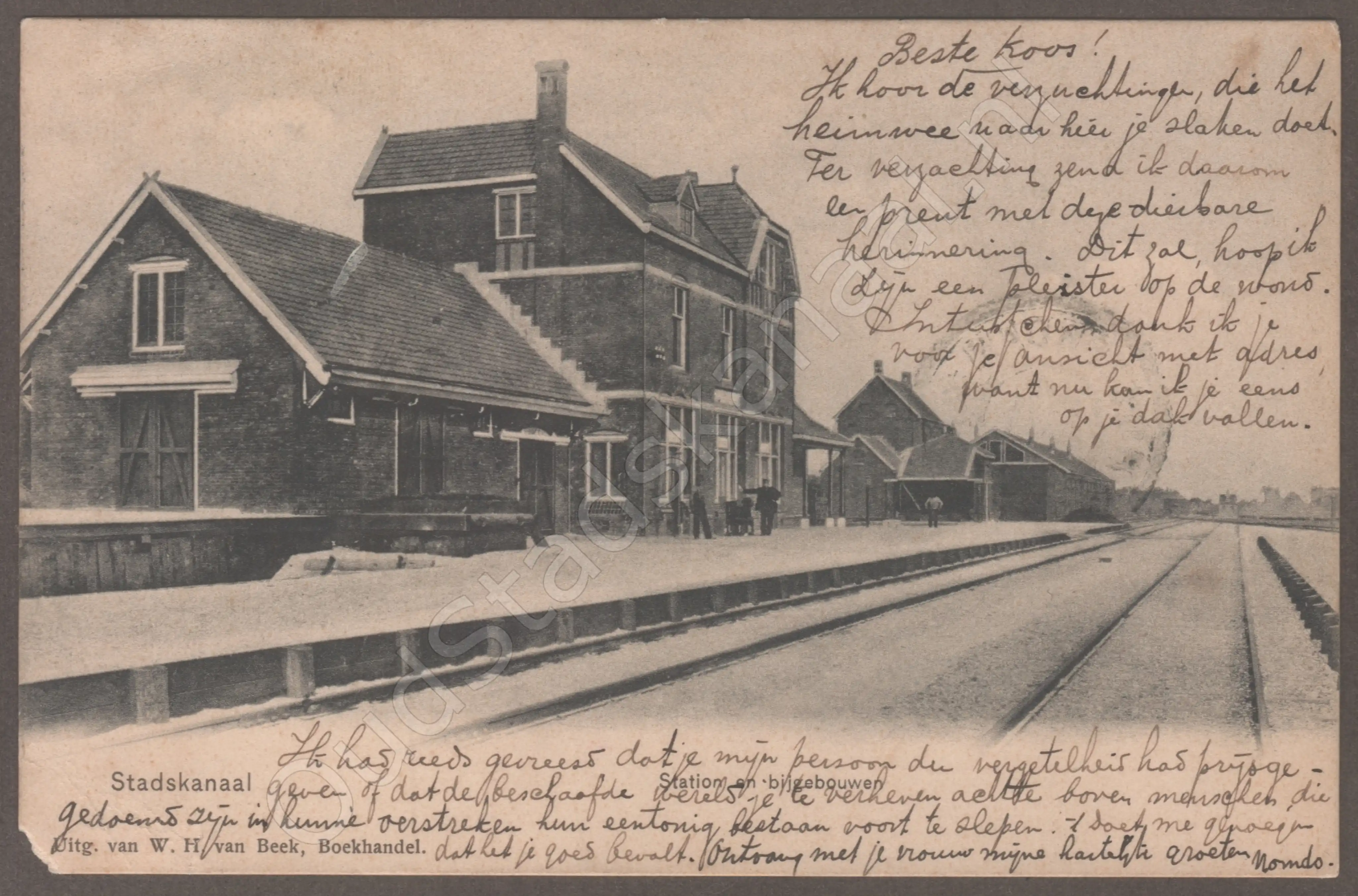 <span id='curid'>10270</span>~Stadskanaal - Station en bijgebouwen (&plusmn;1908)