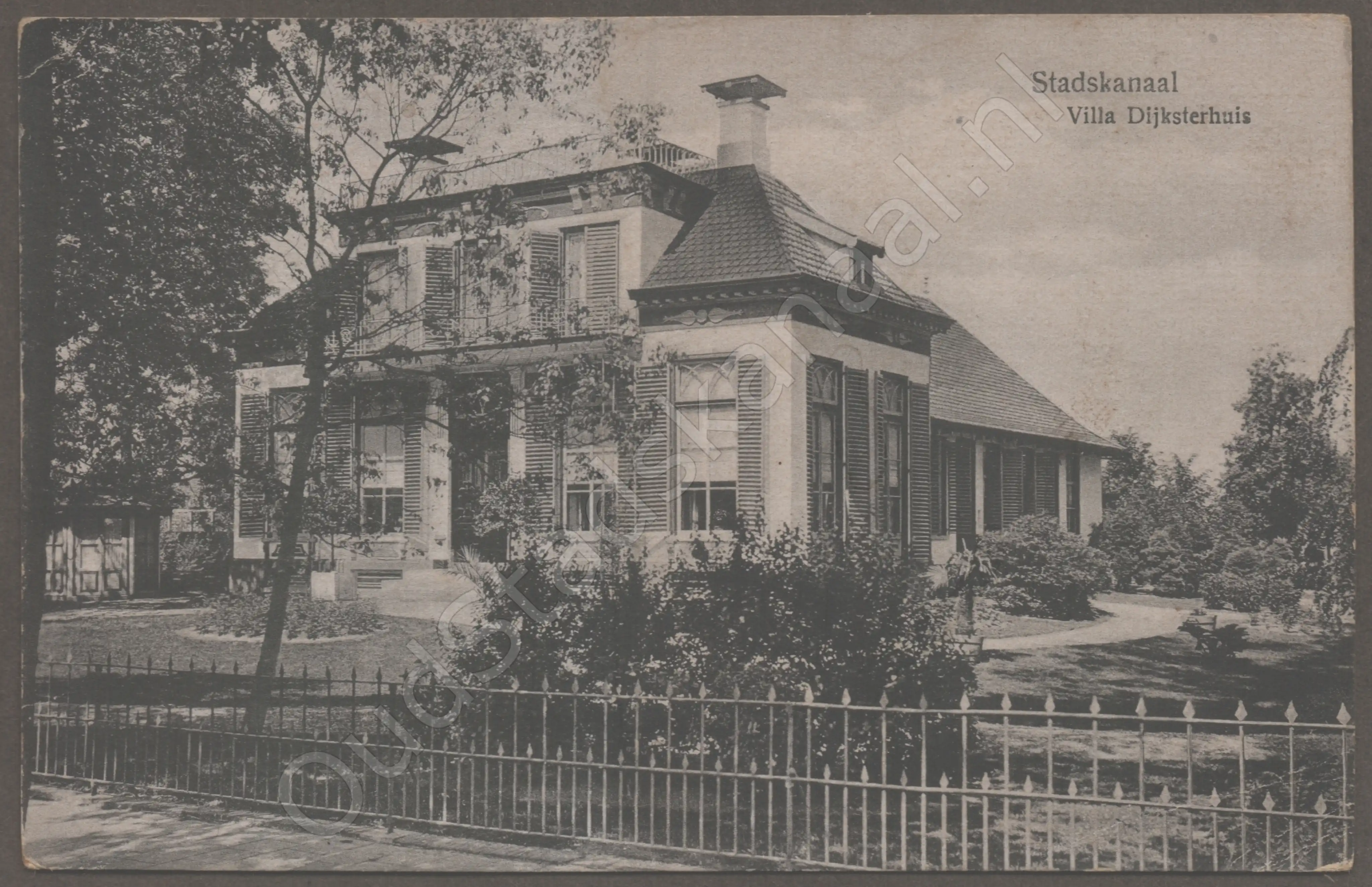 <span id='curid'>10283</span>~Stadskanaal - Villa Dijksterhuis (&plusmn;1920)
