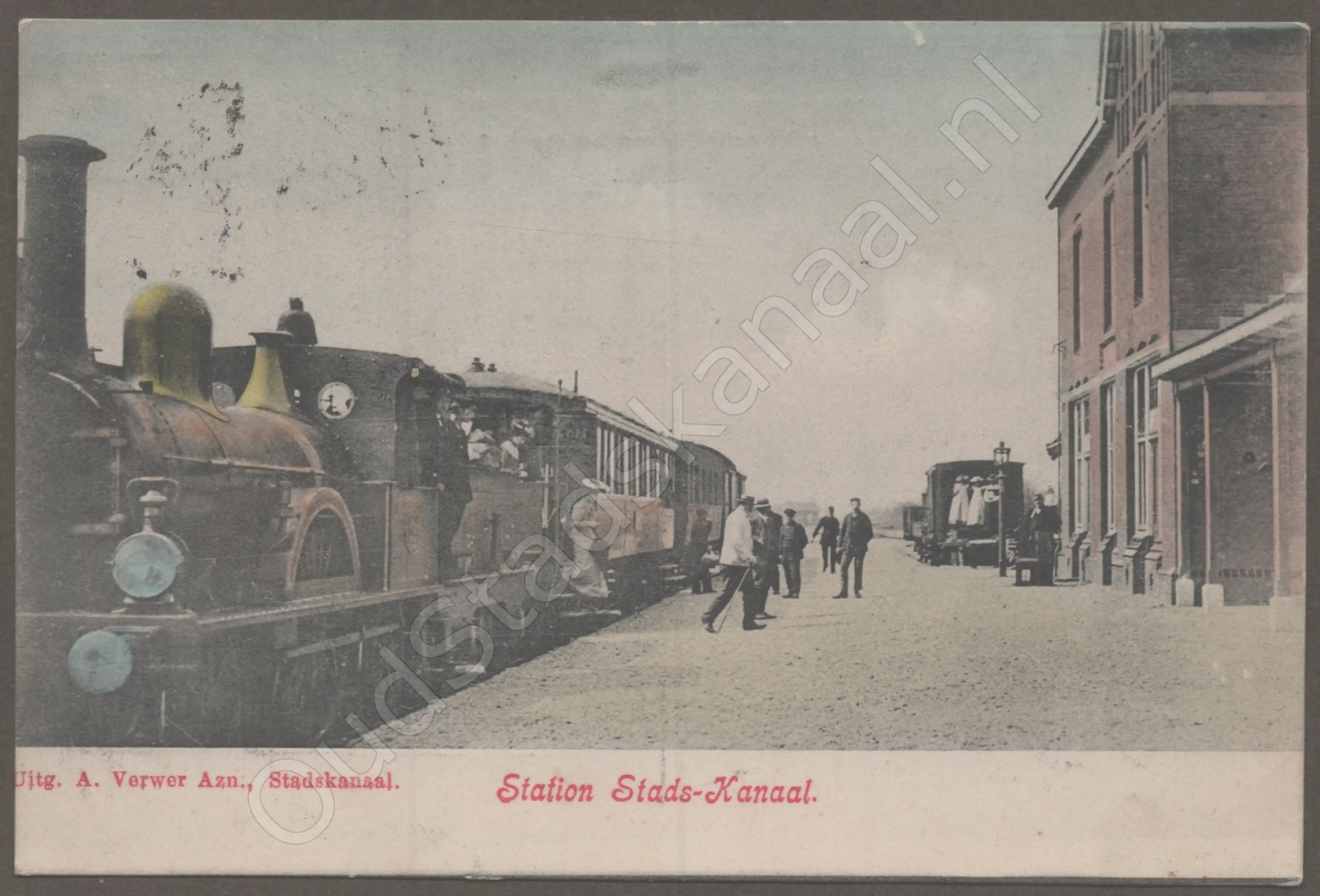 <span id='curid'>10362</span>~Station Stads-Kanaal. (&plusmn;1907)