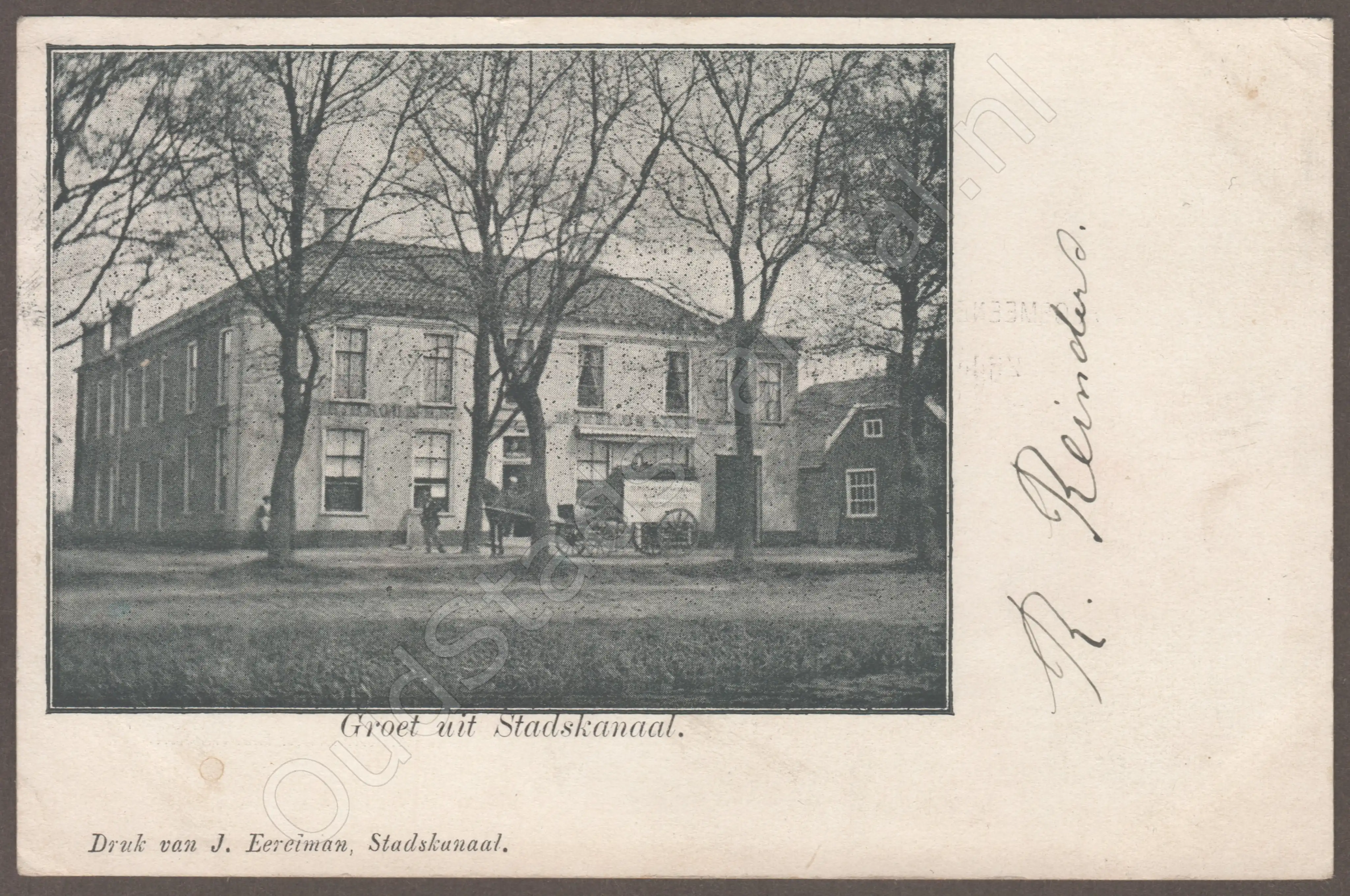 <span id='curid'>10405</span>~Groet uit Stadskanaal. (&plusmn;1900)