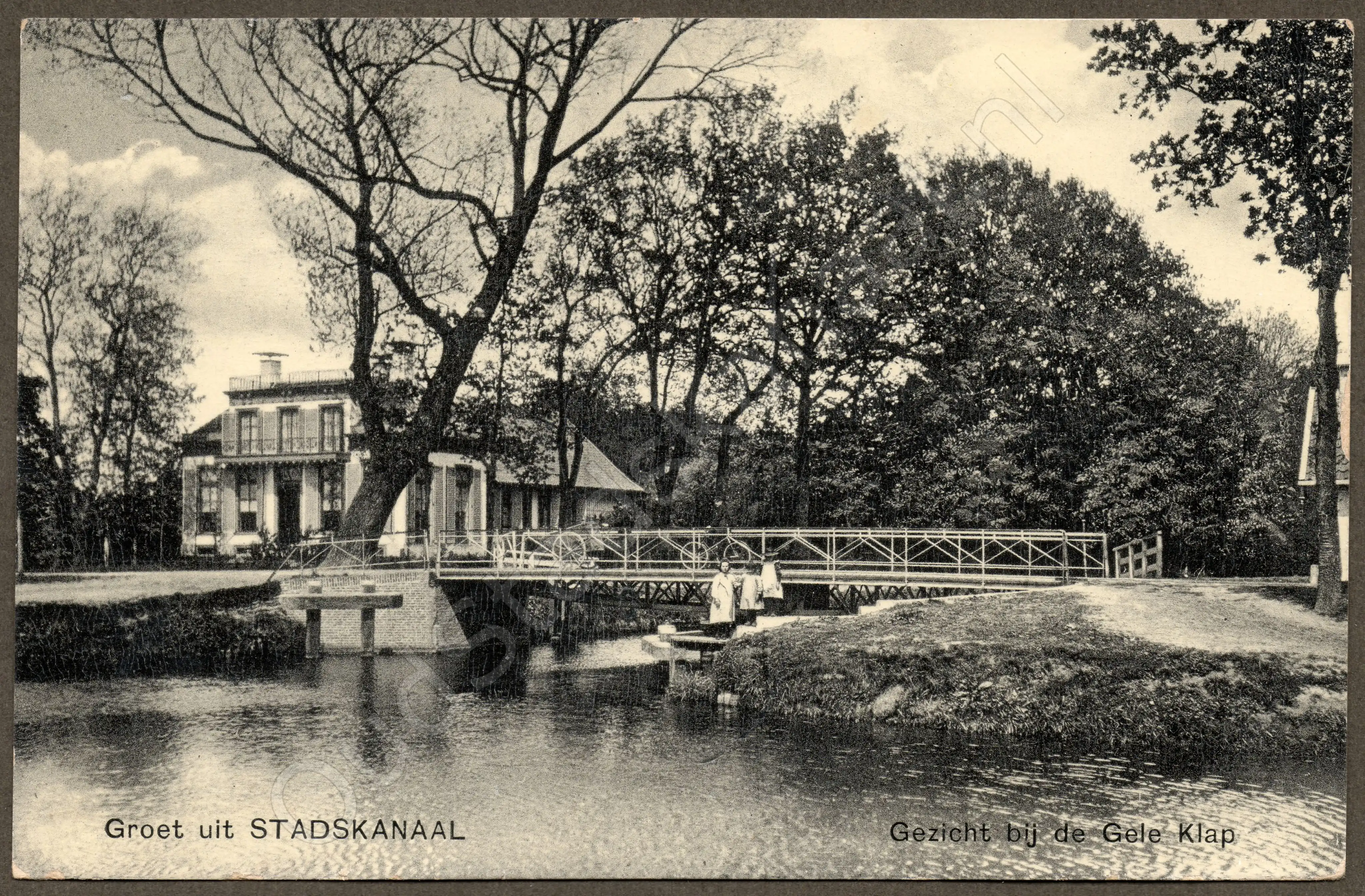 <span id='curid'>1051</span>~Groet uit STADSKANAAL - Gezicht bij de Gele Klap (&plusmn;1905)