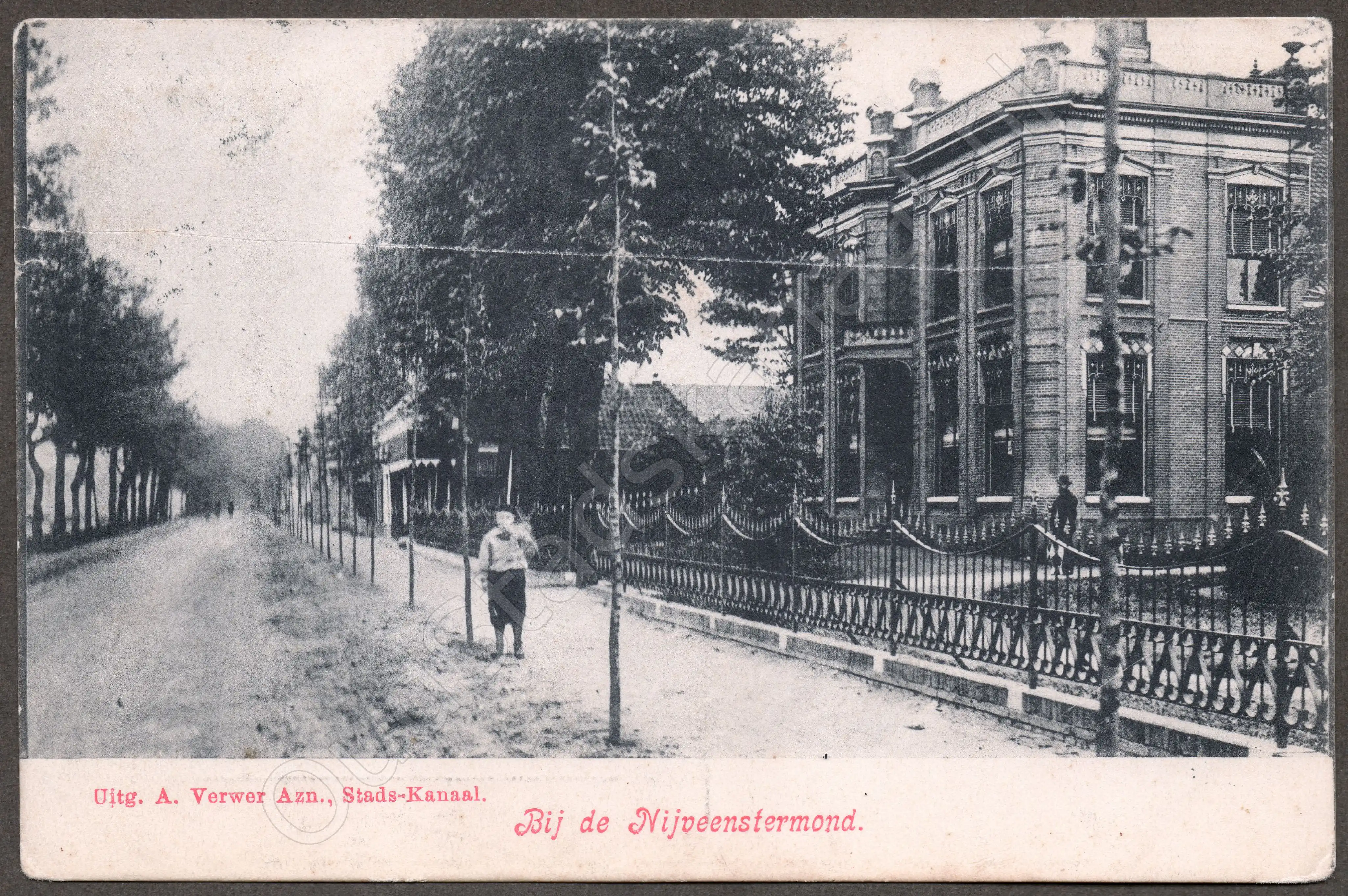 <span id='curid'>1338</span>~Bij de Nijveenstermond. (&plusmn;1904)