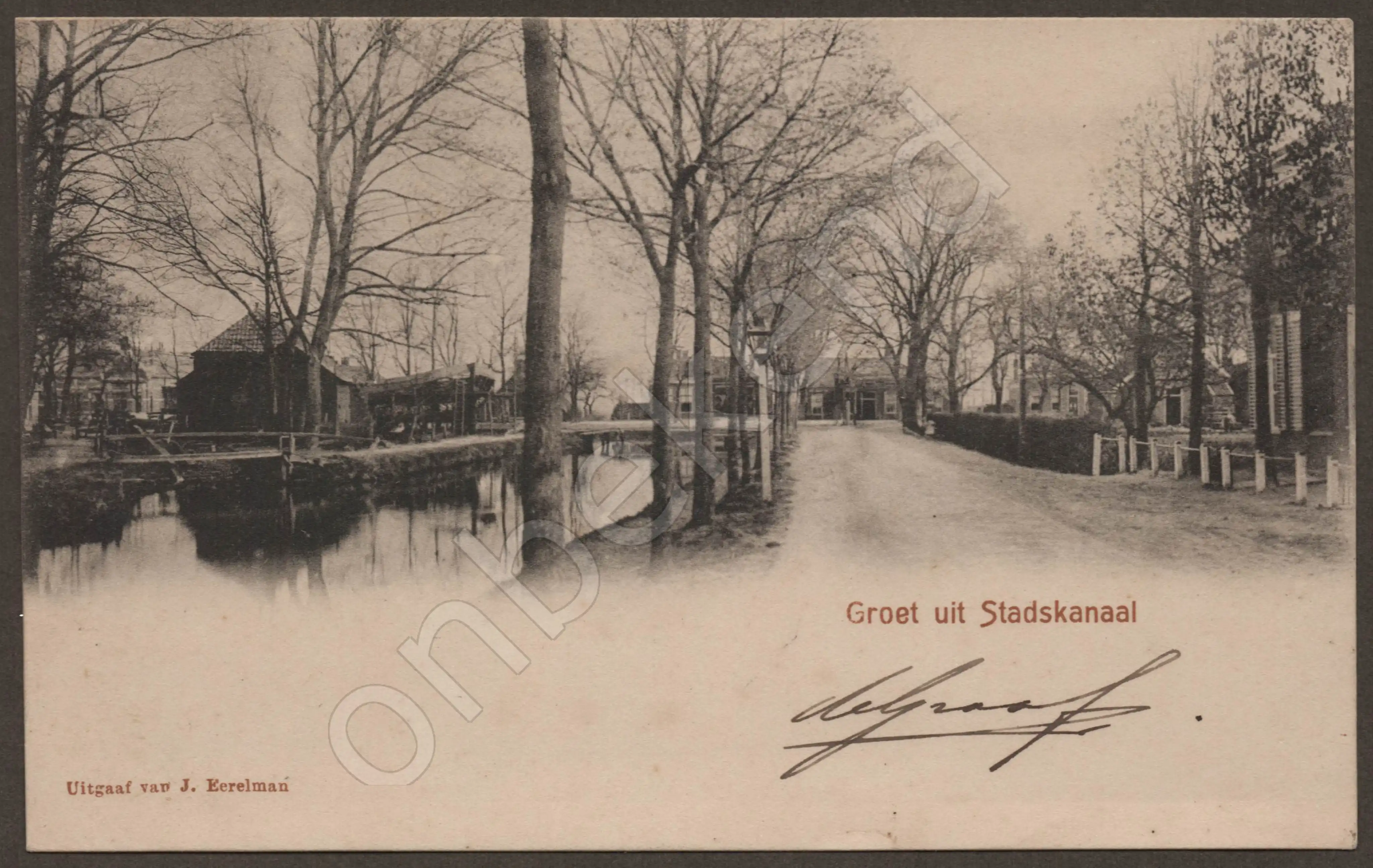 <span id='curid'>1340</span>~Groet uit Stadskanaal (&plusmn;1901)