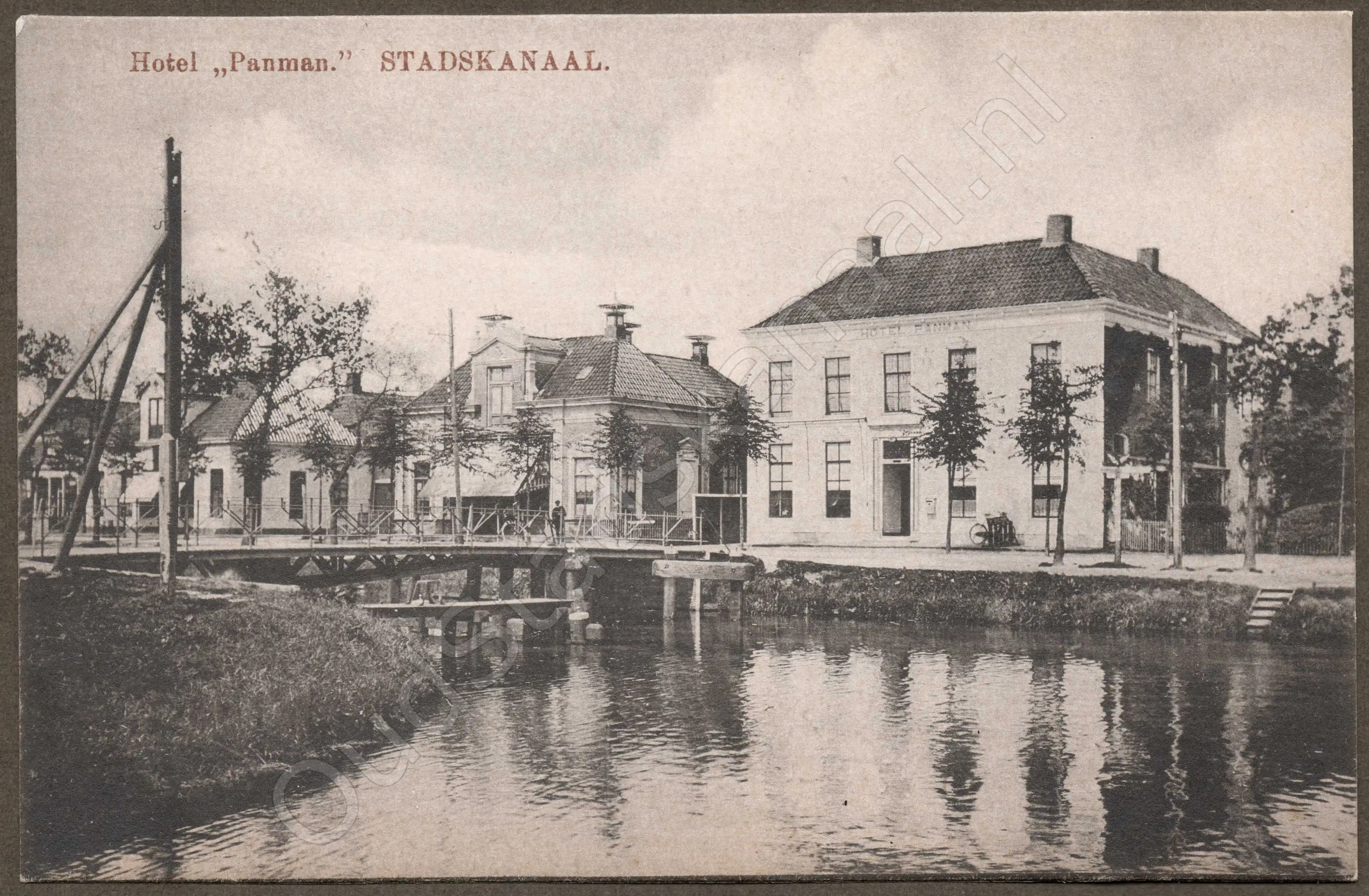 <span id='curid'>1349</span>~Hotel "Panman." STADSKANAAL. (&plusmn;1913)