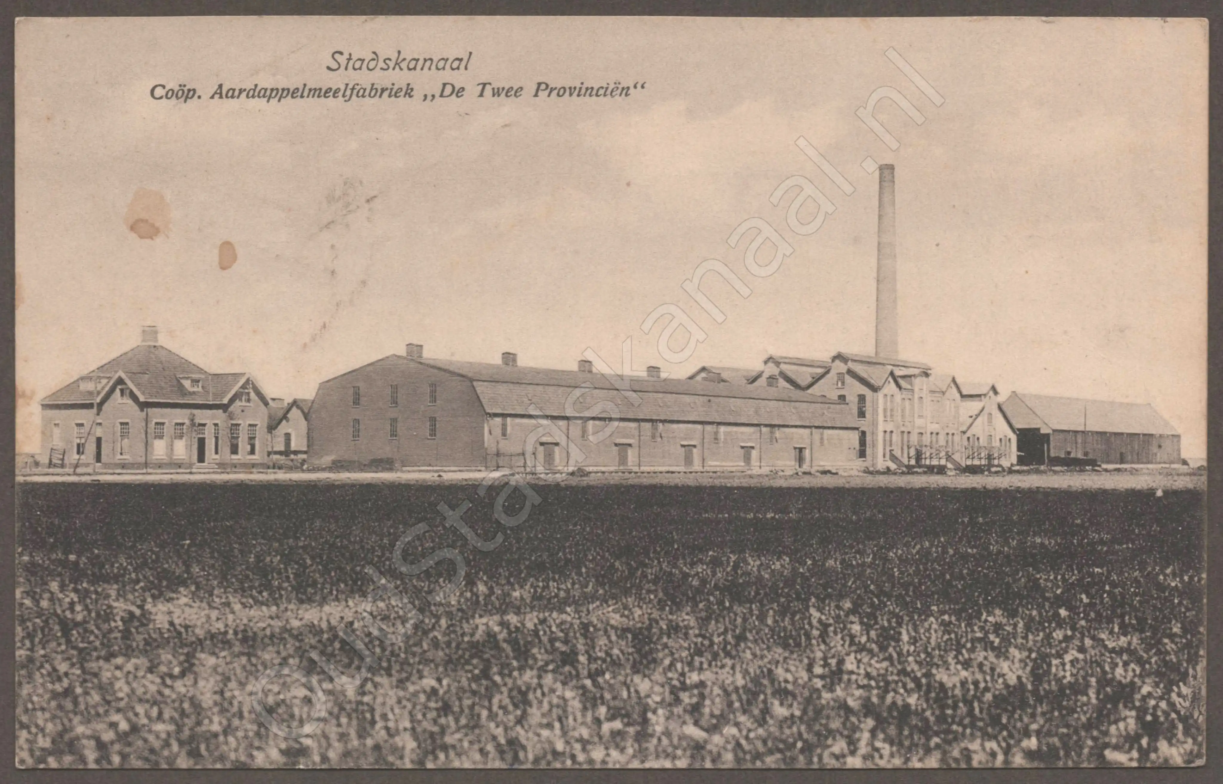 <span id='curid'>1410</span>~Stadskanaal - Coöp. Aardappelmeelfabriek "De Twee Provinciën" (&plusmn;1915)