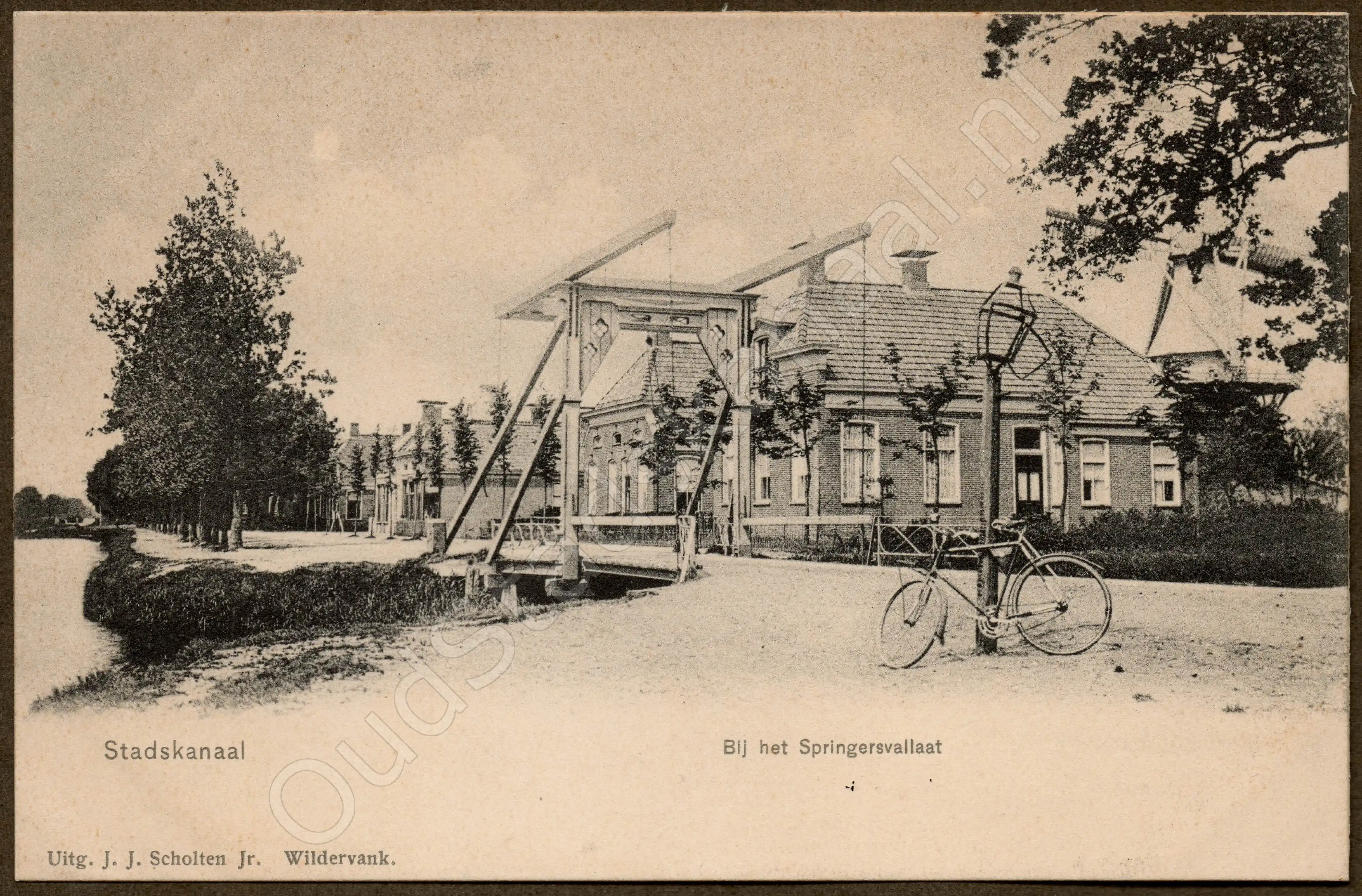 <span id='curid'>1471</span>~Stadskanaal - Bij het Springersvallaat (&plusmn;1905)
