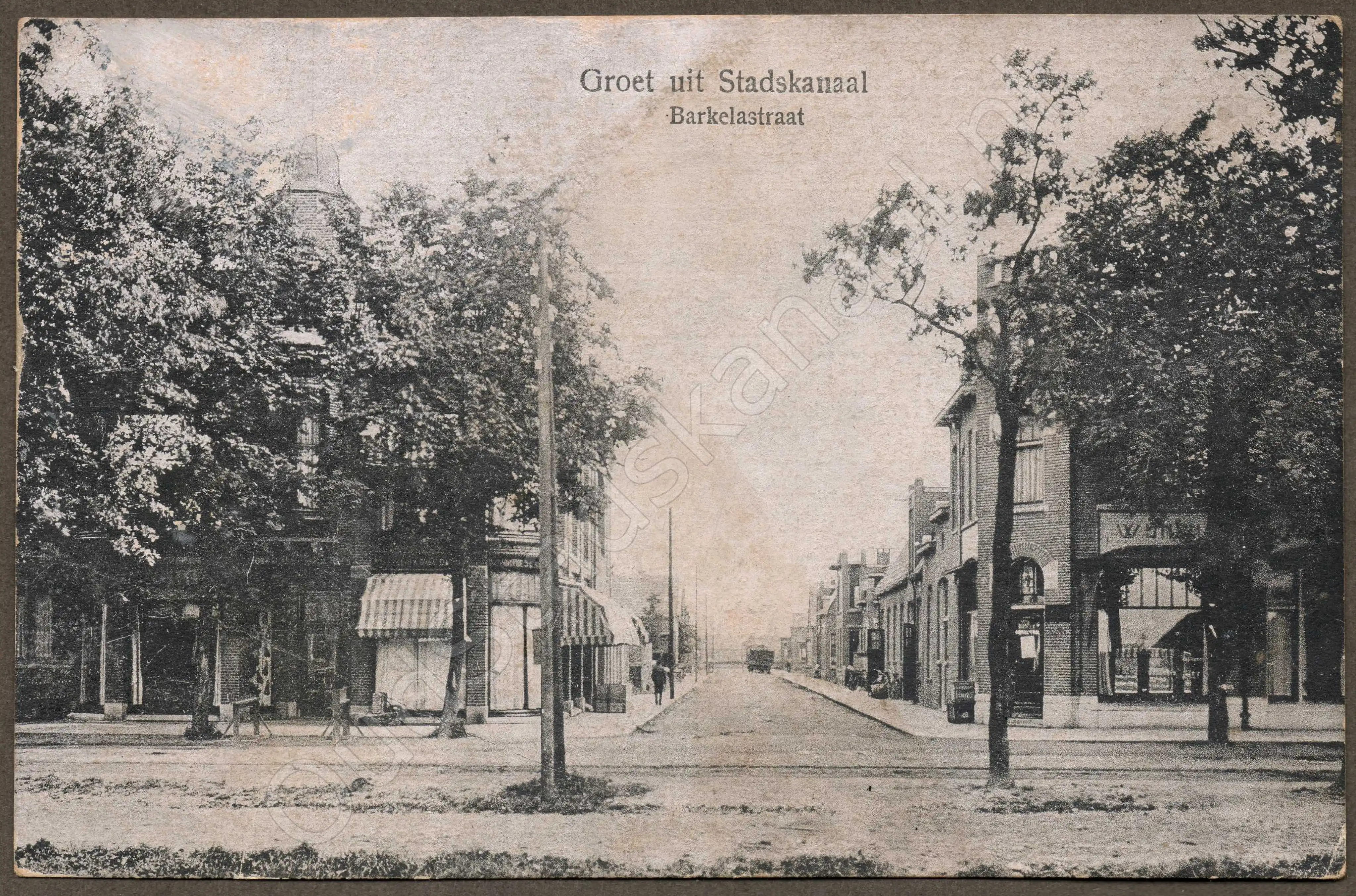 <span id='curid'>1522</span>~Groet uit Stadskanaal - Barkelastraat (&plusmn;1920)