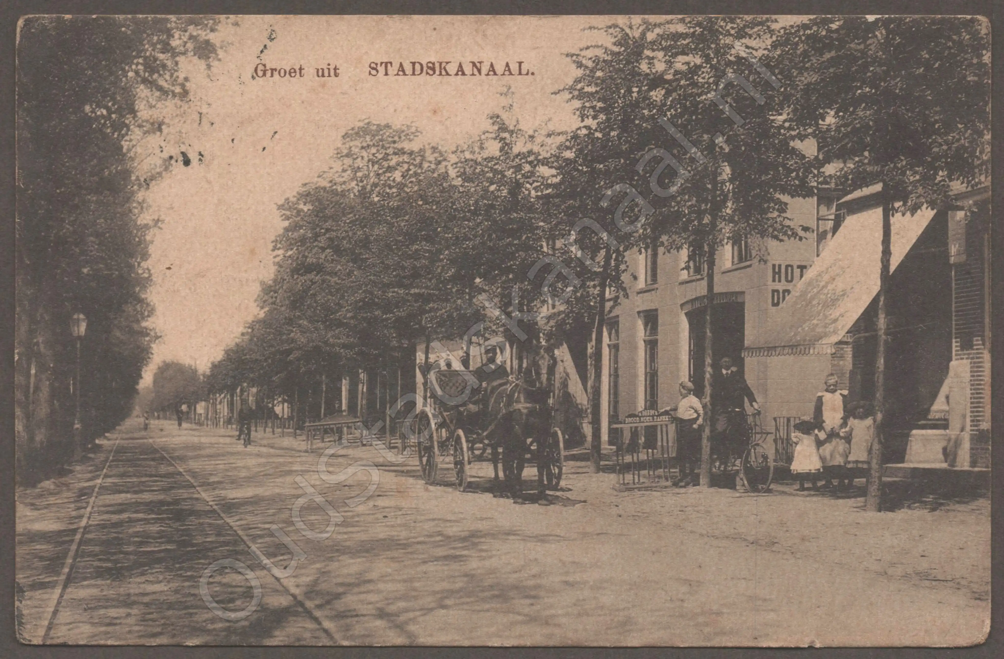 <span id='curid'>1567</span>~Groet uit STADSKANAAL (&plusmn;1910)