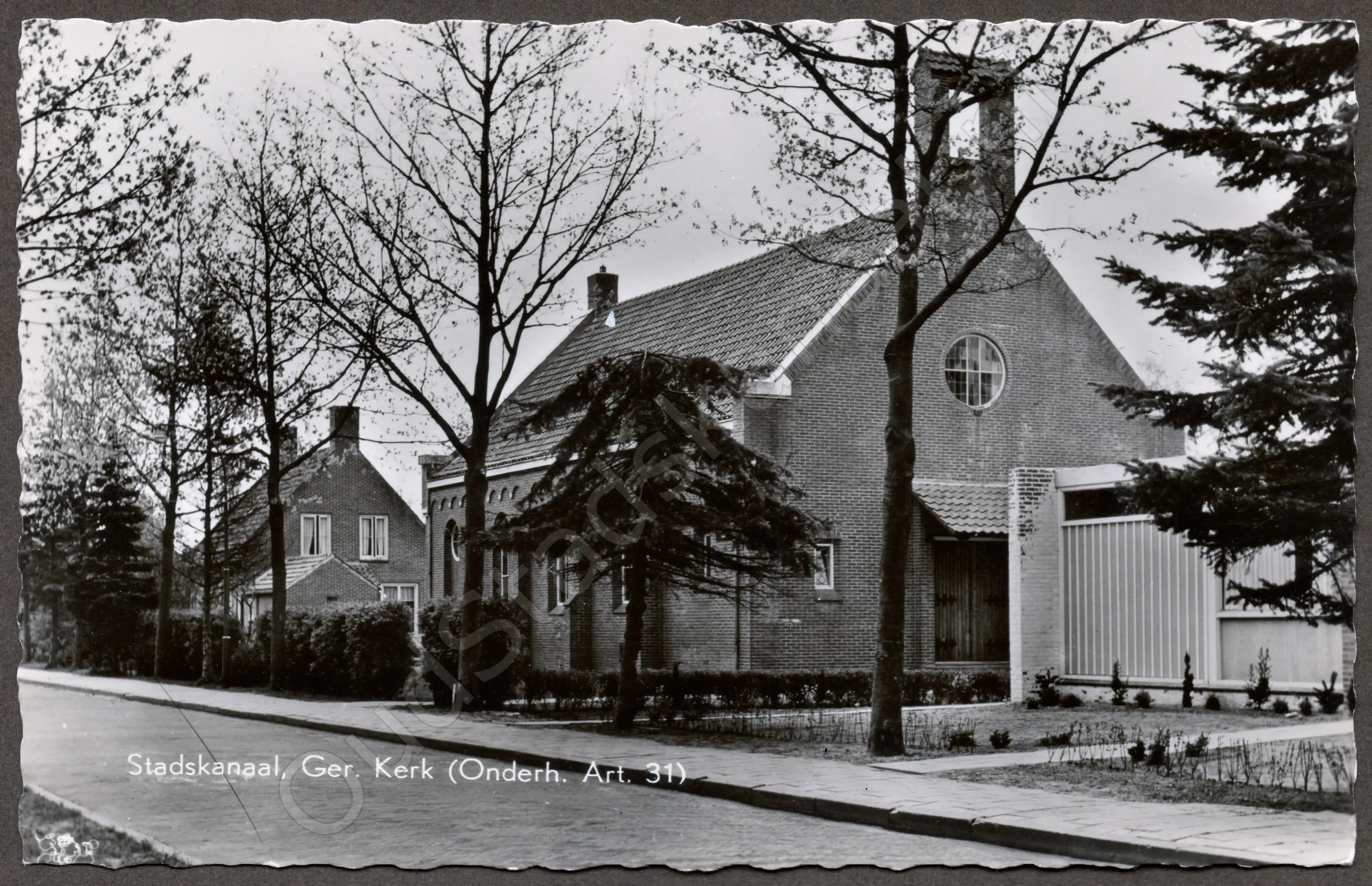 <span id='curid'>1587</span>~Stadskanaal, Ger. Kerk (Onderh. Art. 31) (&plusmn;1961)
