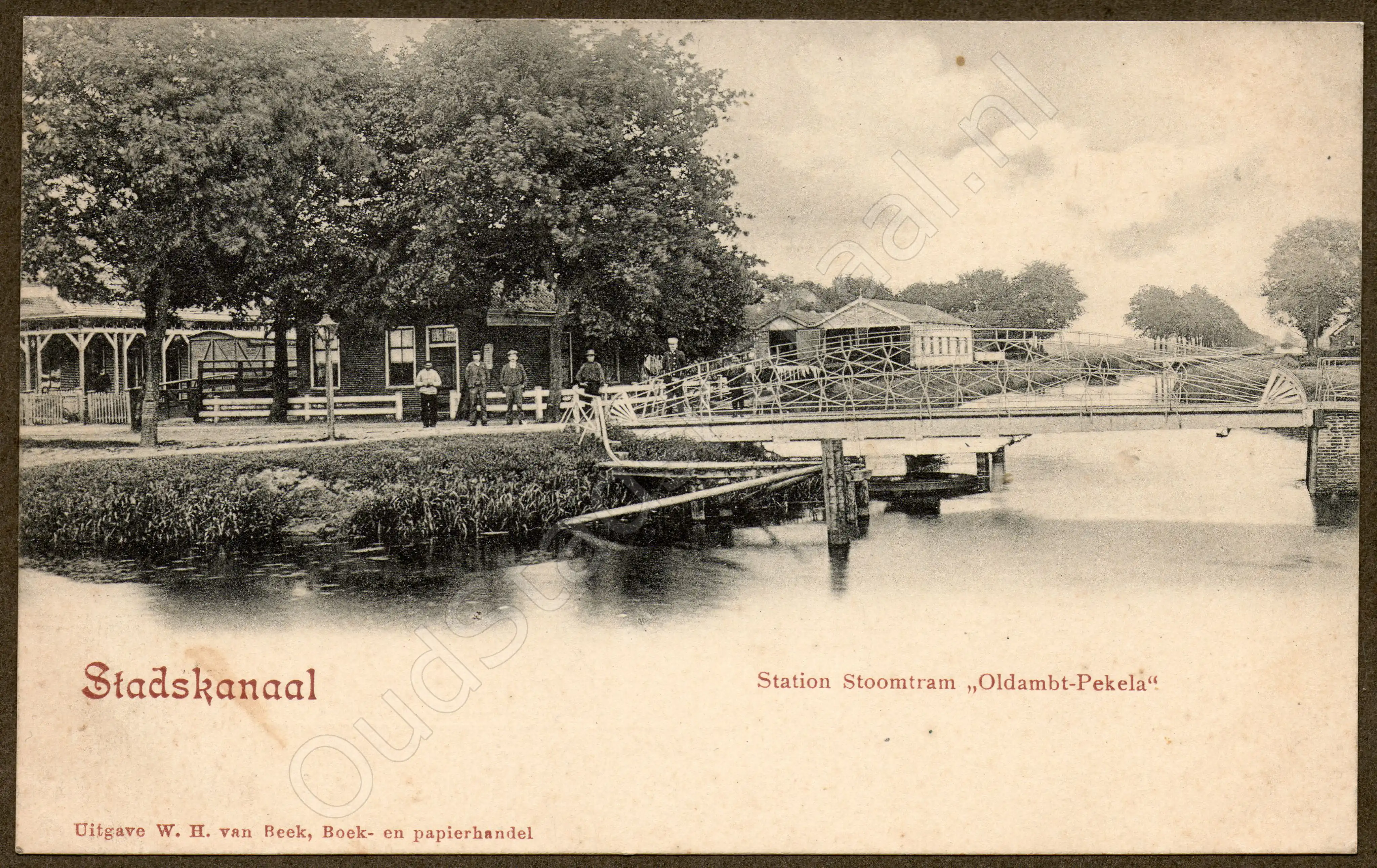 <span id='curid'>1602</span>~Stadskanaal - Station Stoomtram "Oldambt-Pekela" (&plusmn;1903)