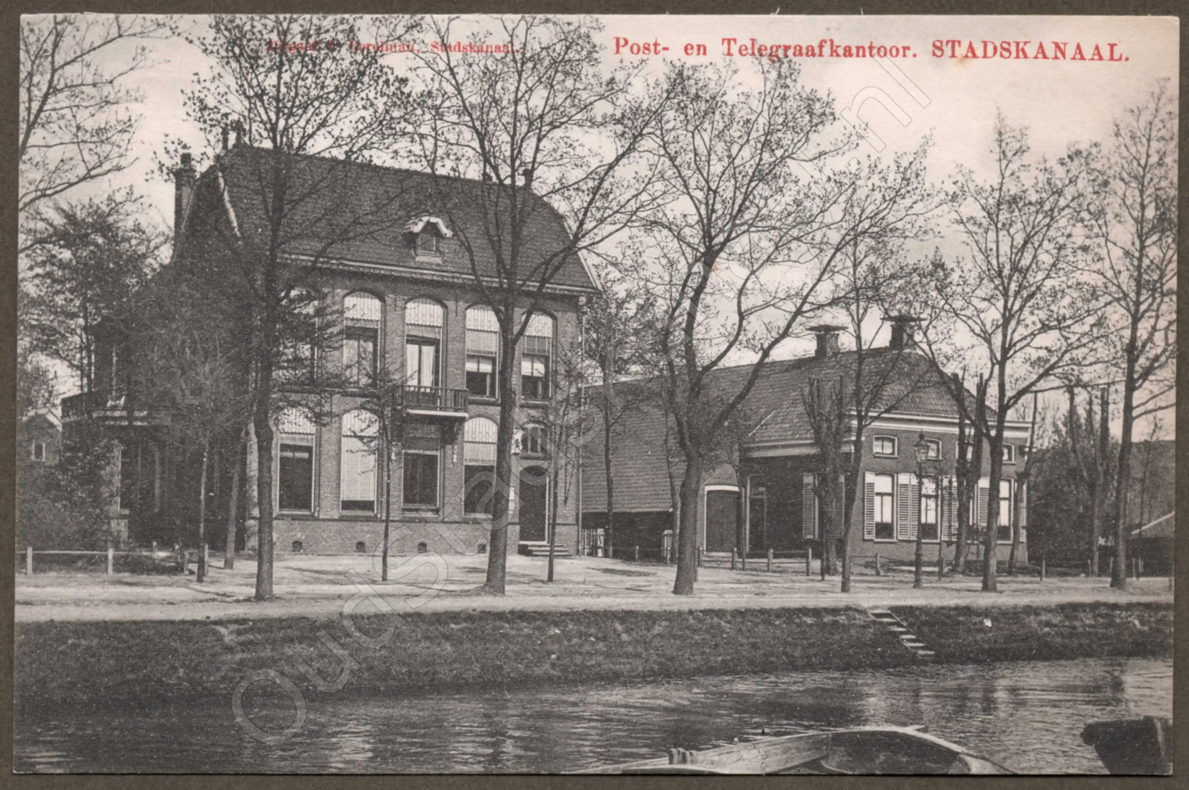 <span id='curid'>1926</span>~Post- en Telegraafkantoor. STADSKANAAL. (&plusmn;1912)