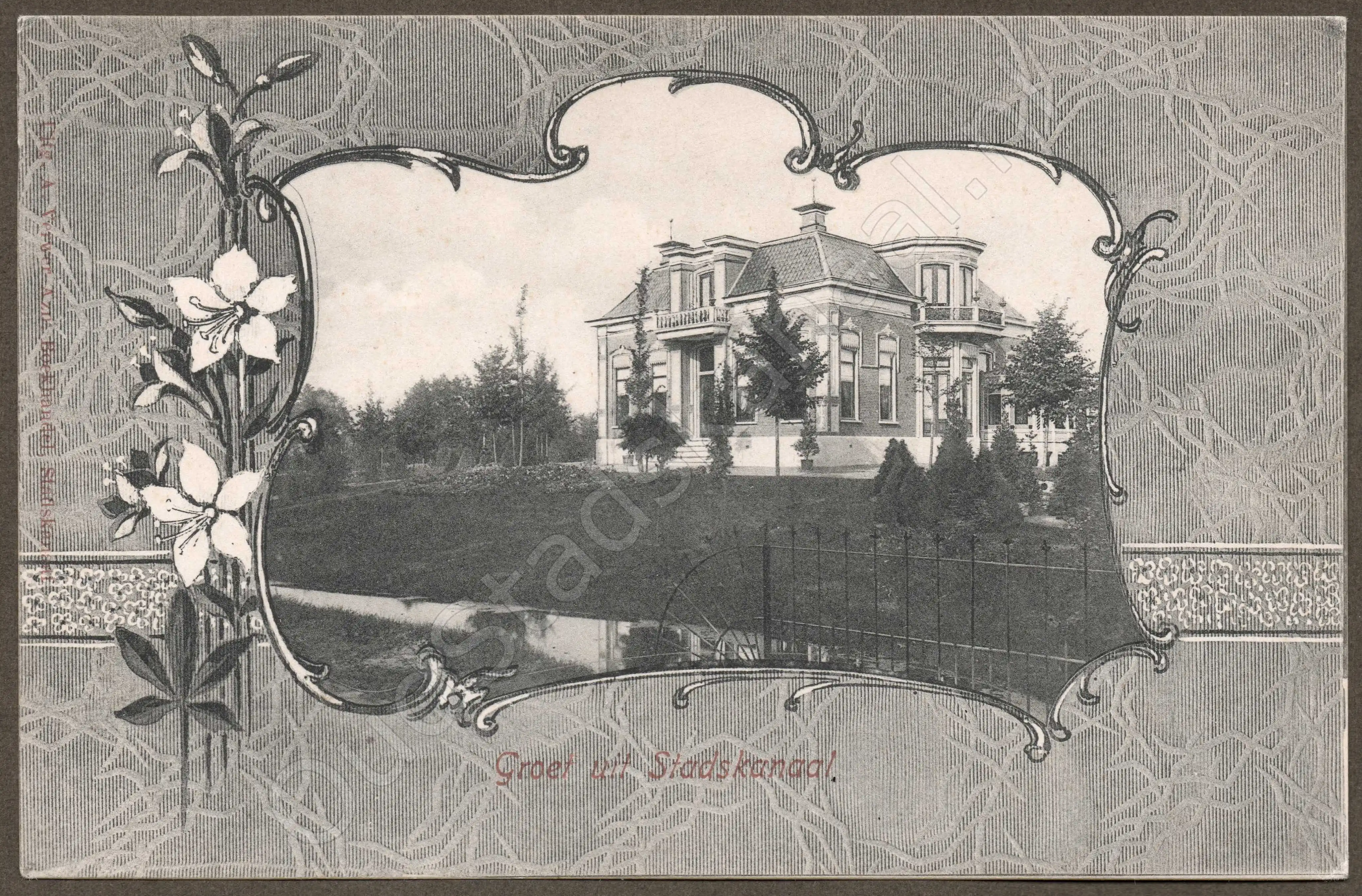 <span id='curid'>1939</span>~Groet uit Stadskanaal (&plusmn;1900)