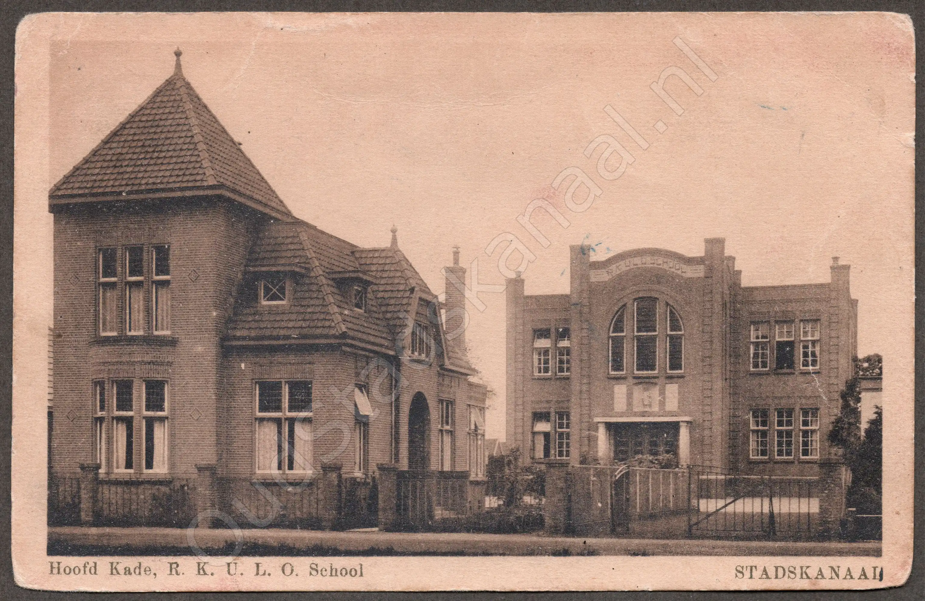 <span id='curid'>2129</span>~Hoofd Kade, R. K. U. L. O. School - STADSKANAAL (&plusmn;1924)