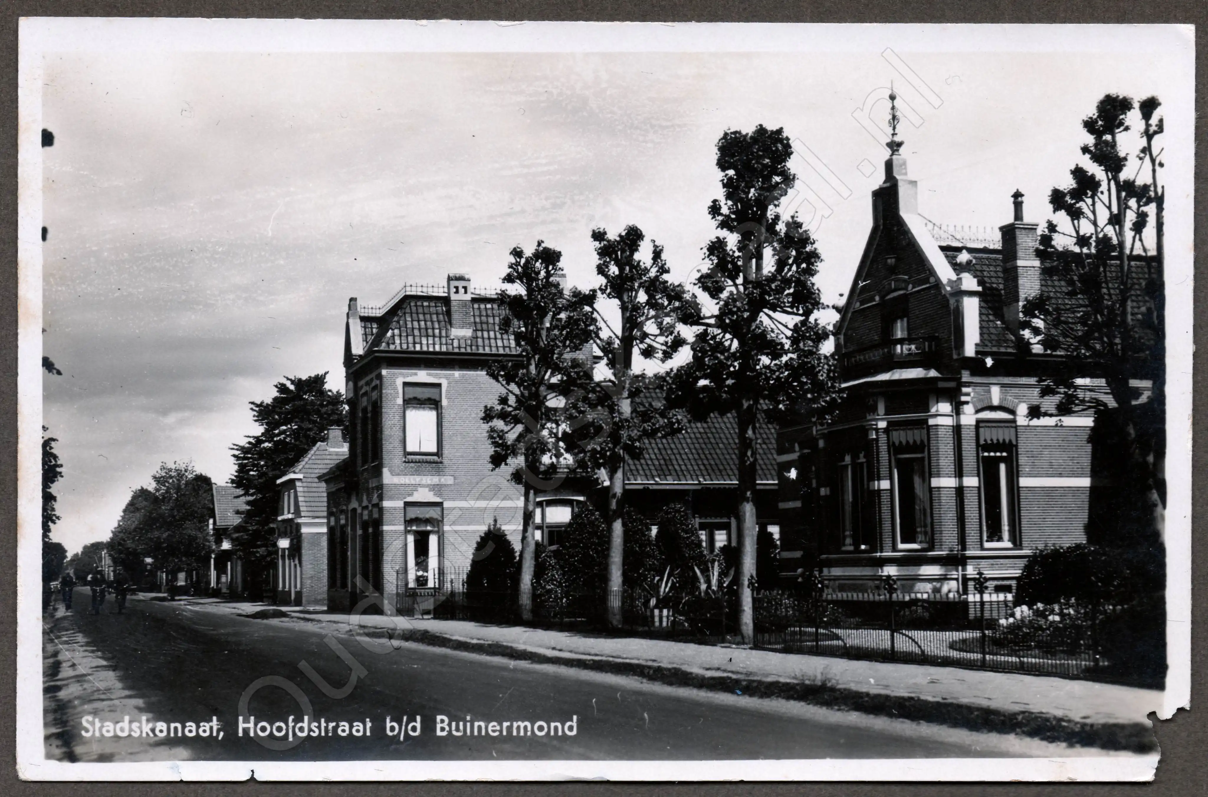 <span id='curid'>2203</span>~Stadskanaal, Hoofdstraat b/d Buinermond (&plusmn;1950)