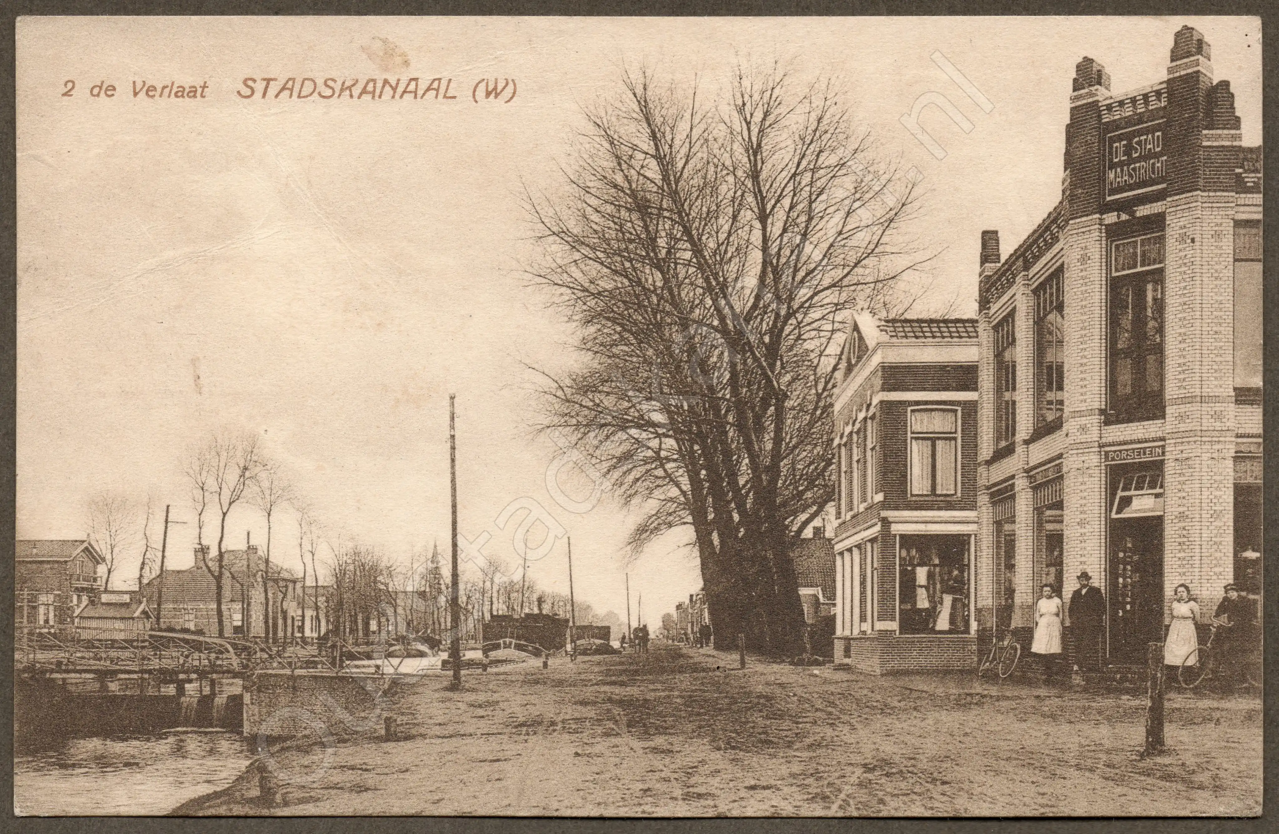 <span id='curid'>2274</span>~2 de Verlaat STADSKANAAL (W) (&plusmn;1922)