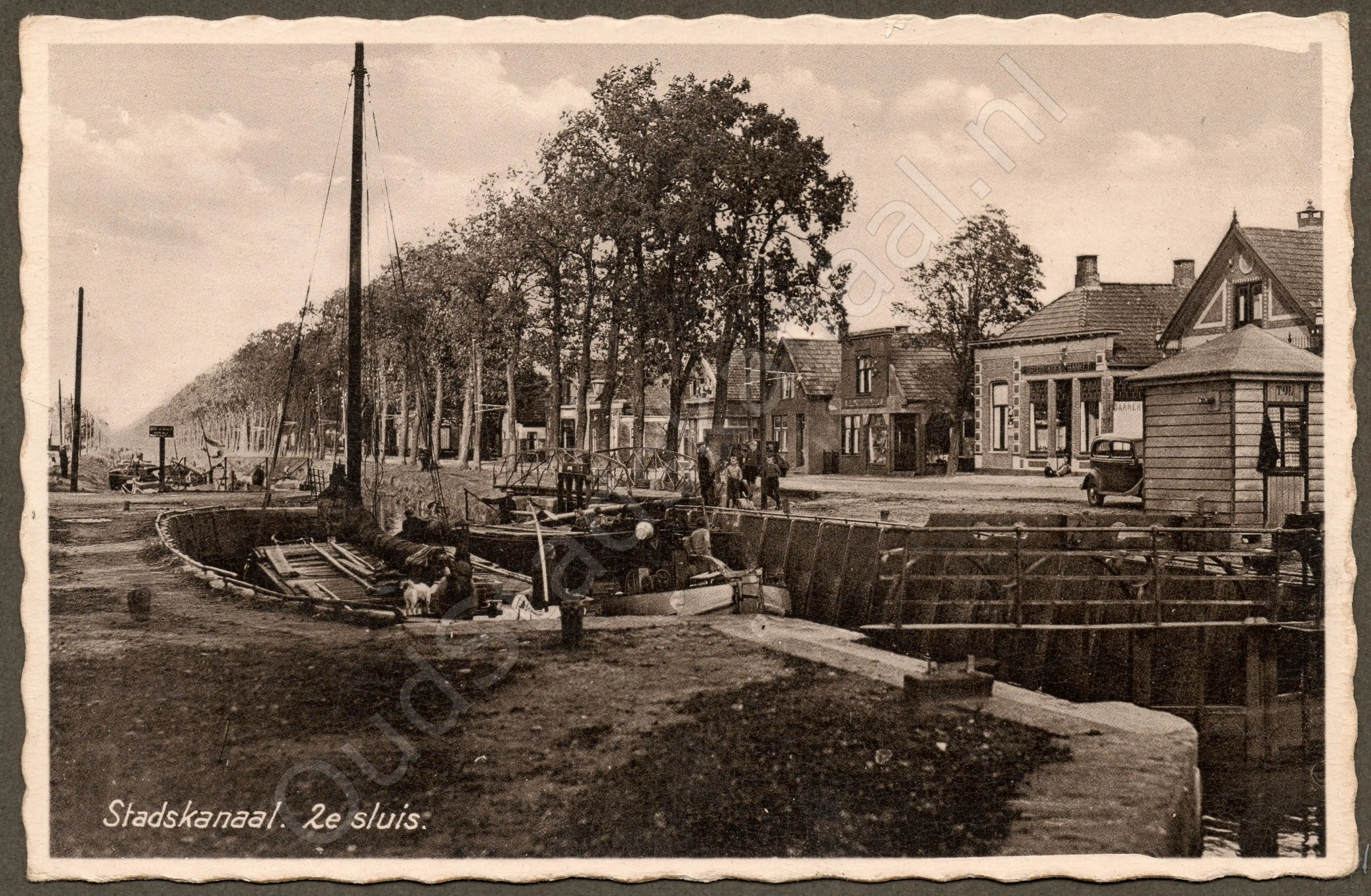 <span id='curid'>2381</span>~Stadskanaal. 2e sluis. (&plusmn;1936)