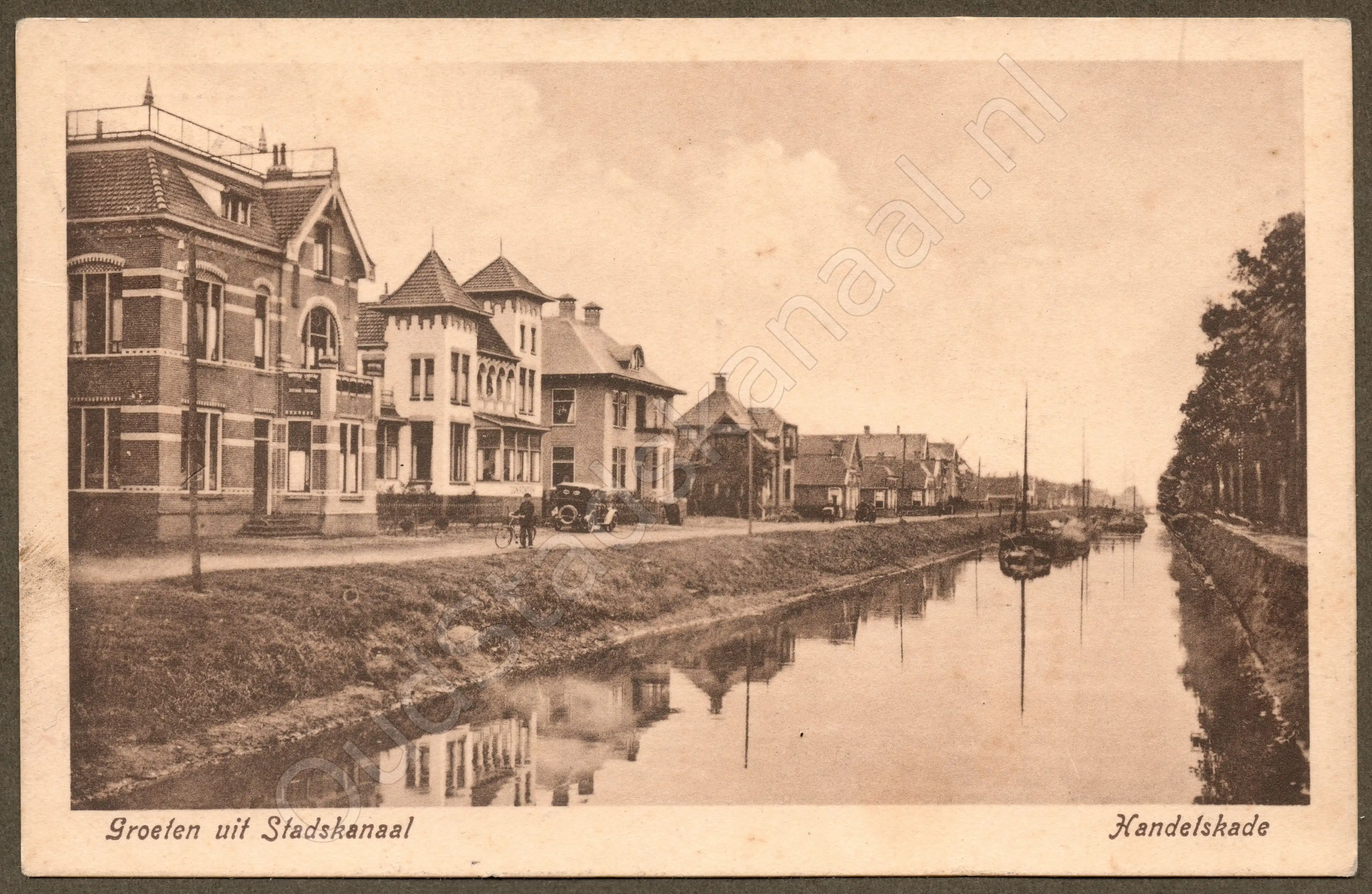<span id='curid'>2452</span>~Groeten uit Stadskanaal - Handelskade (&plusmn;1925)