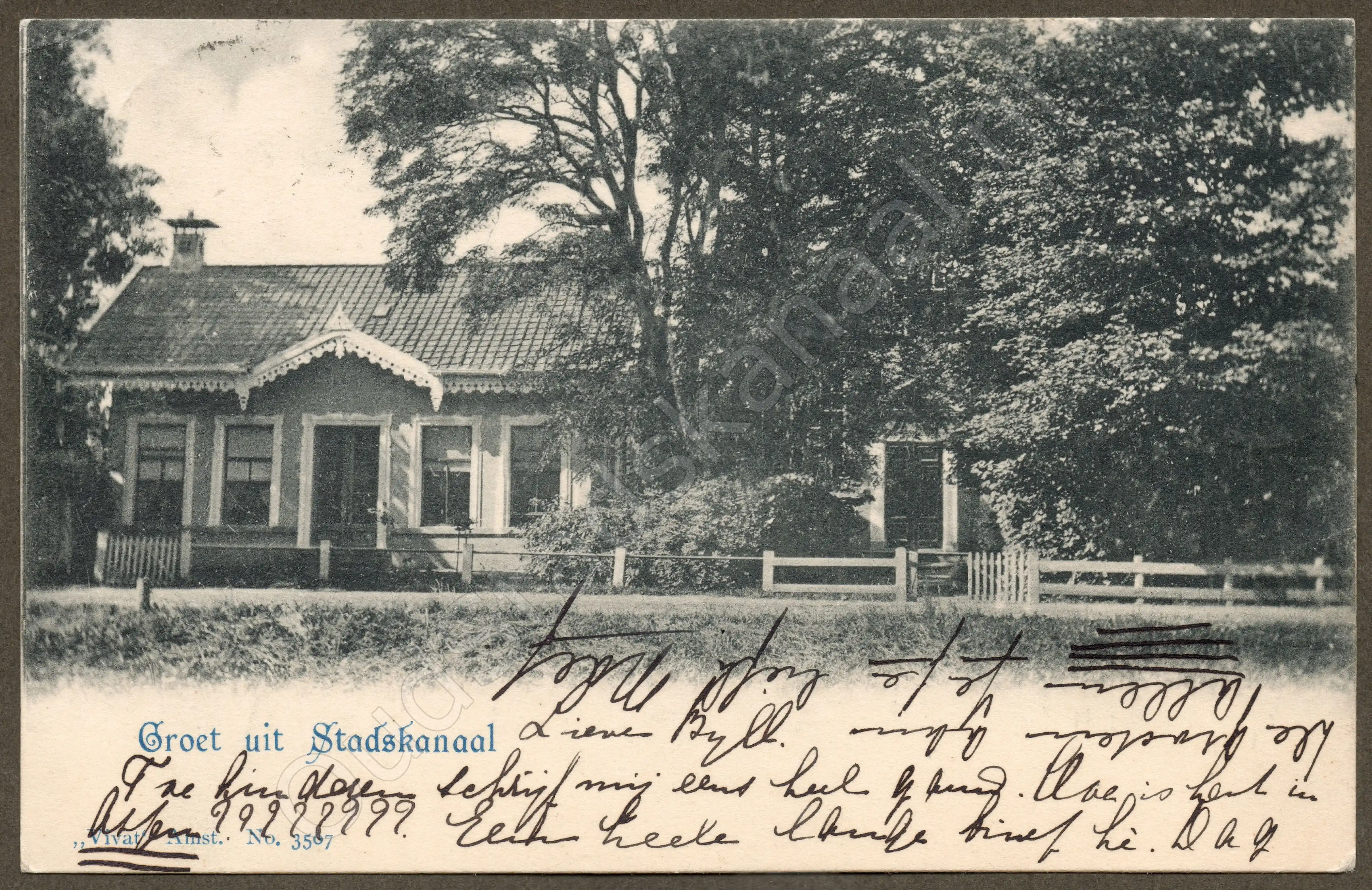 <span id='curid'>2525</span>~Groet uit Stadskanaal (&plusmn;1900)
