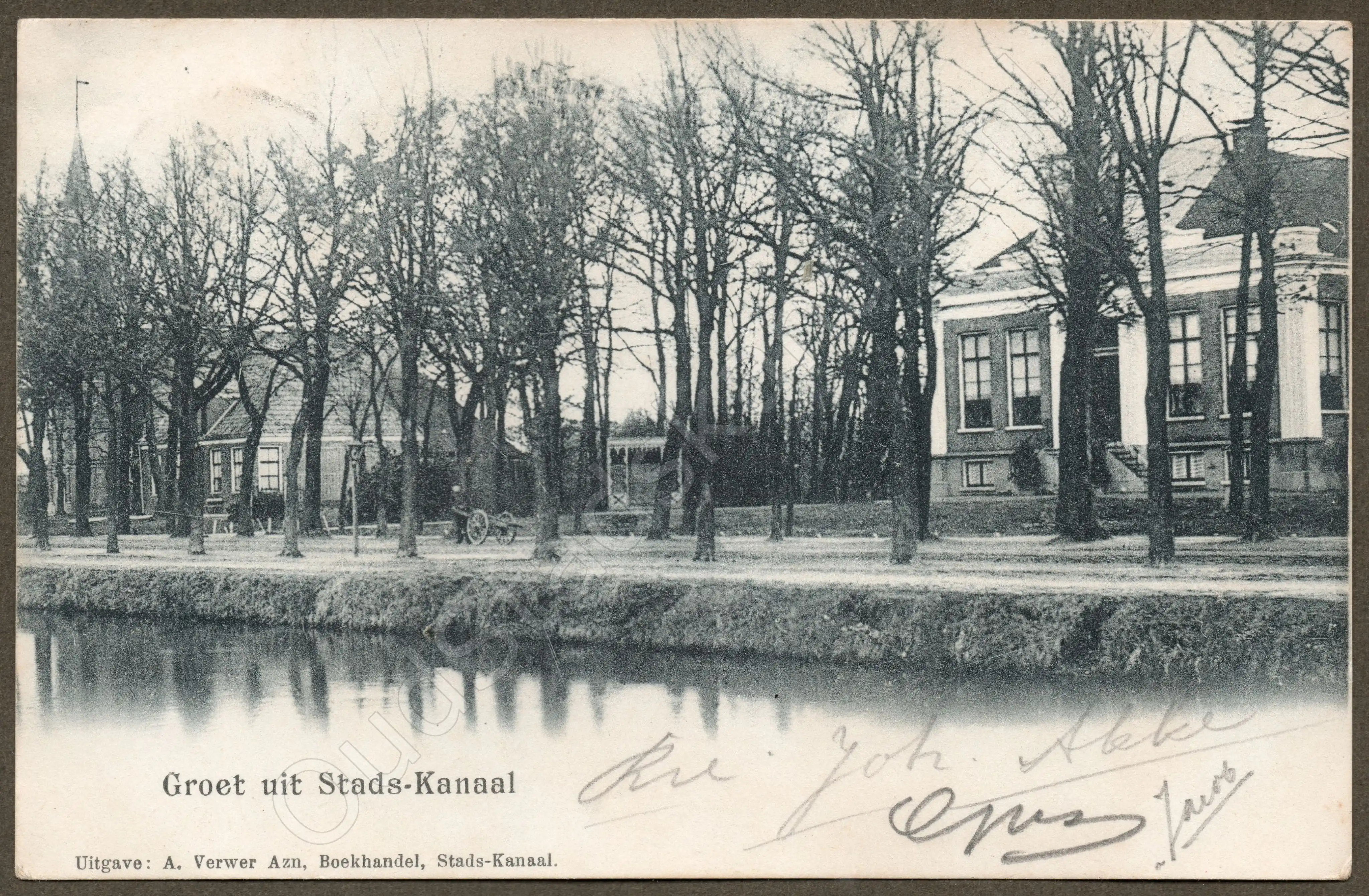<span id='curid'>2527</span>~Groet uit Stads-Kanaal (&plusmn;1901)