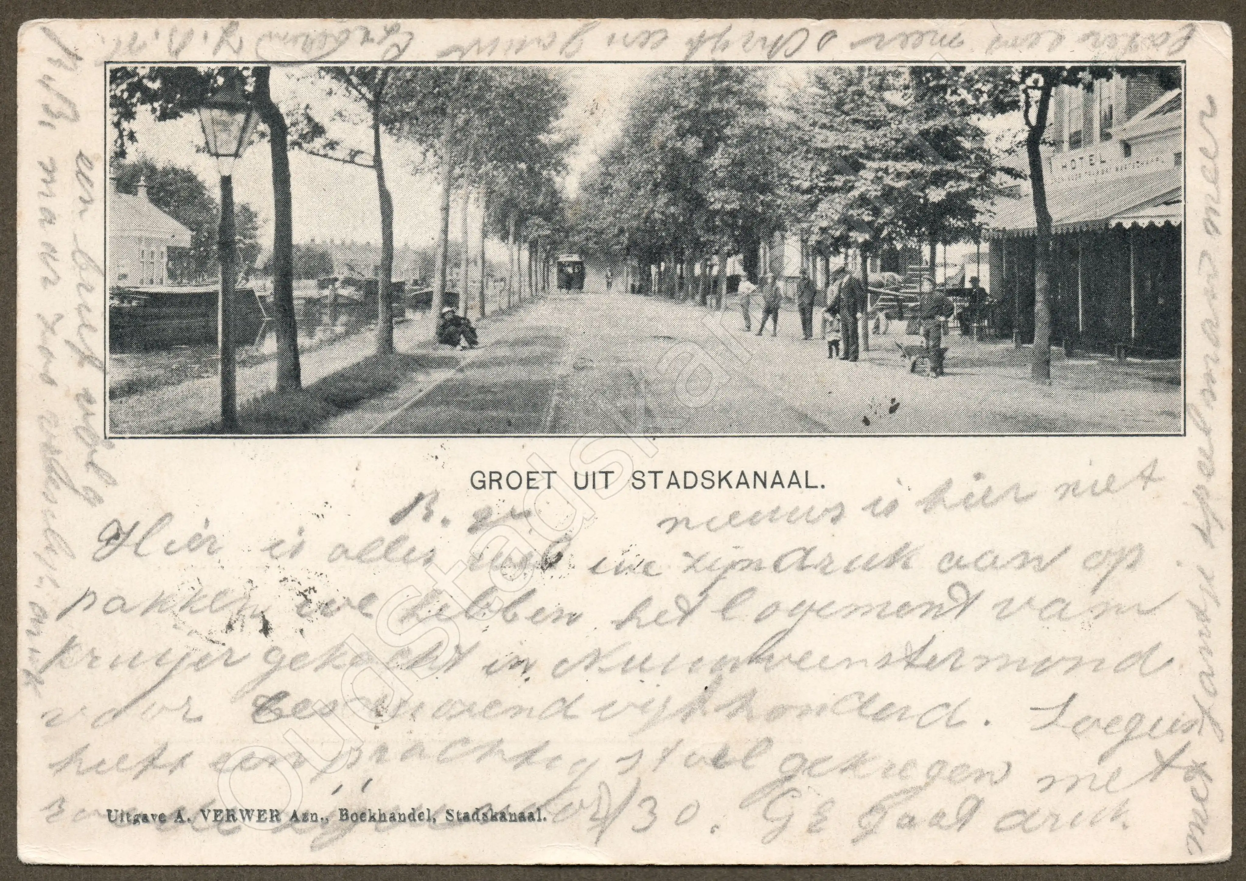 <span id='curid'>2531</span>~GROET UIT STADSKANAAL (&plusmn;1902)