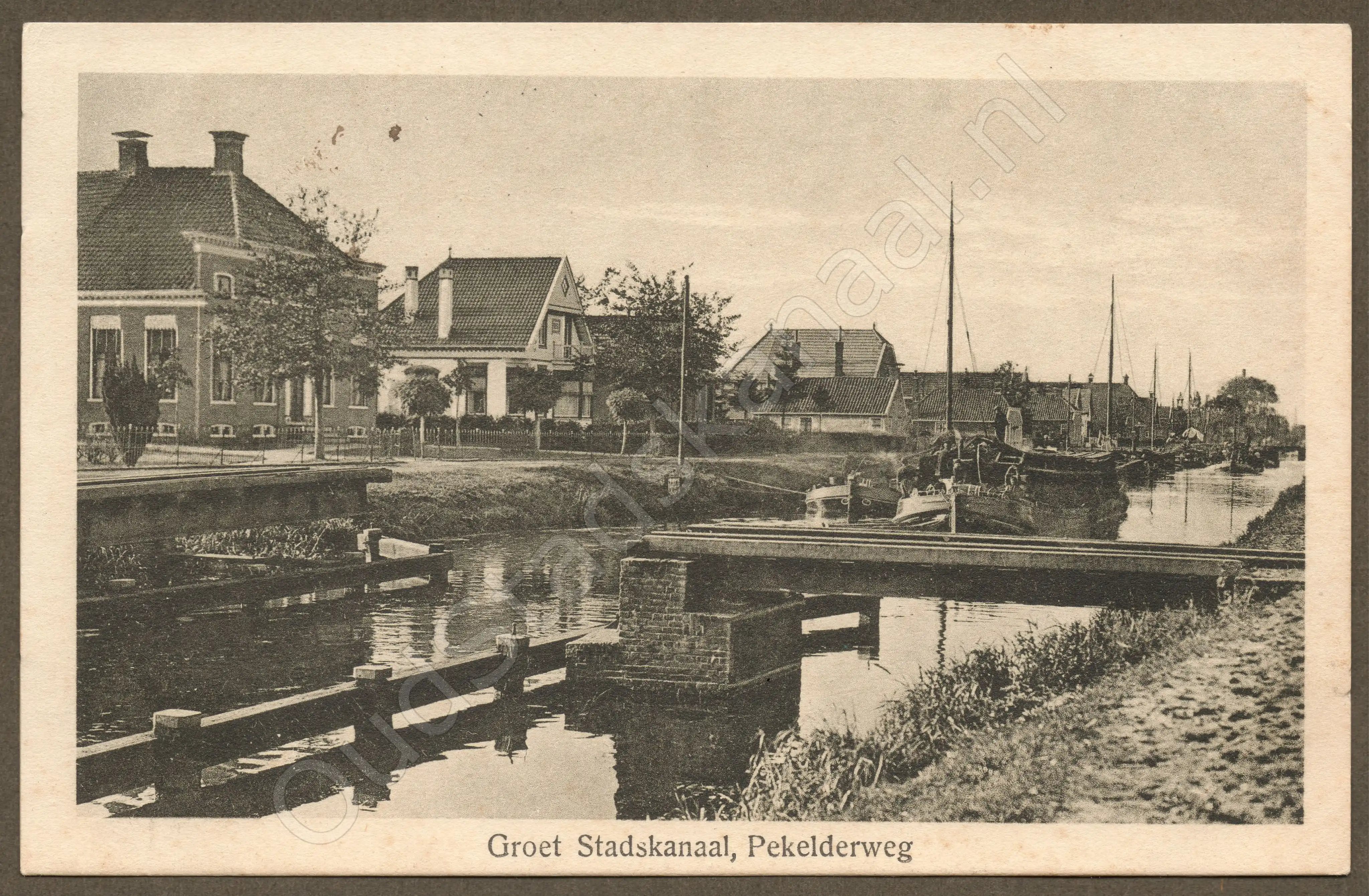 <span id='curid'>2573</span>~Groet Stadskanaal, Pekelderweg (&plusmn;1924)