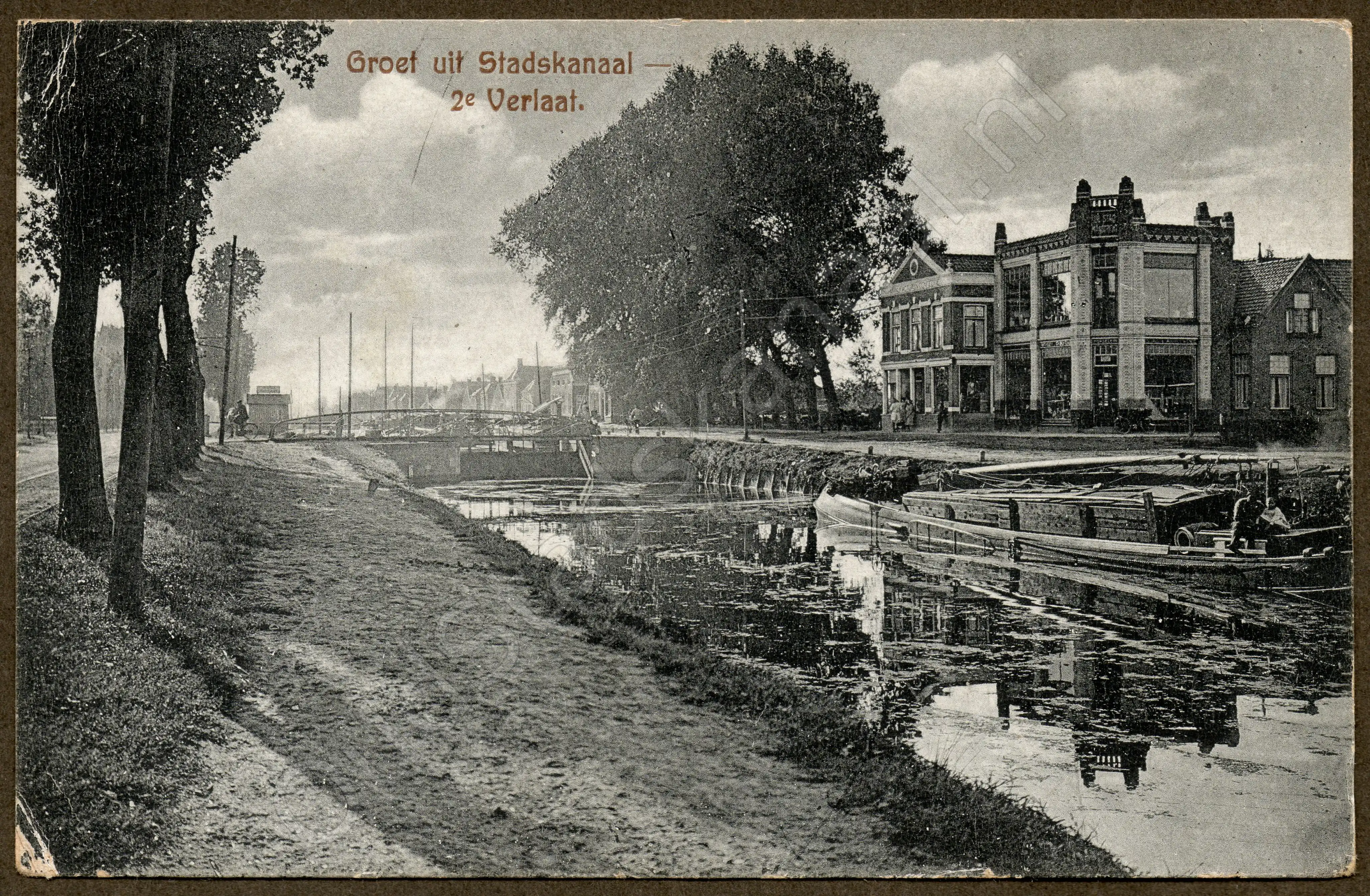 <span id='curid'>2589</span>~Groet uit Stadskanaal - 2e Verlaat. (&plusmn;1921)