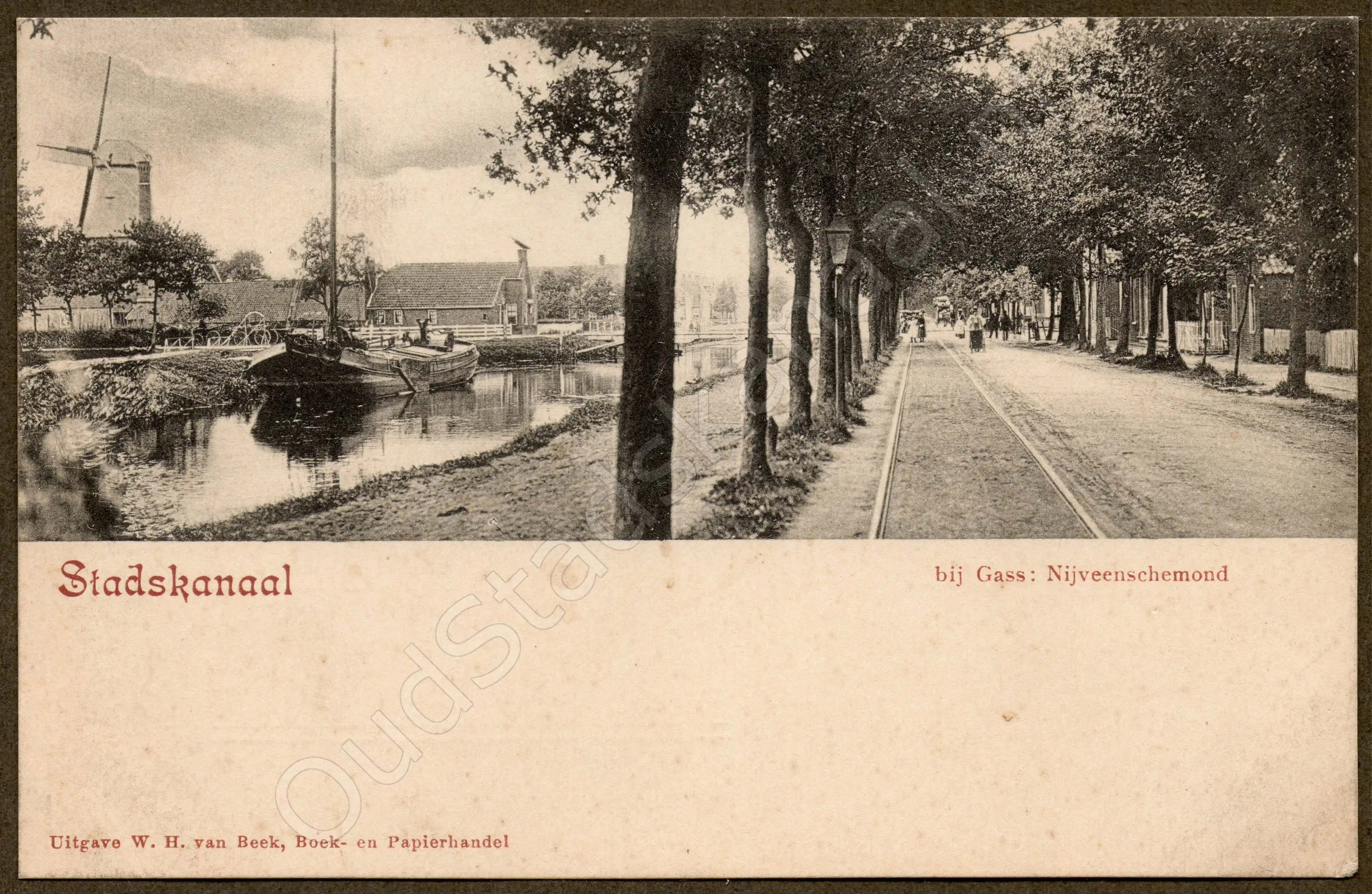 <span id='curid'>2642</span>~Stadskanaal - bij Gass: Nijveenschemond (&plusmn;1902)