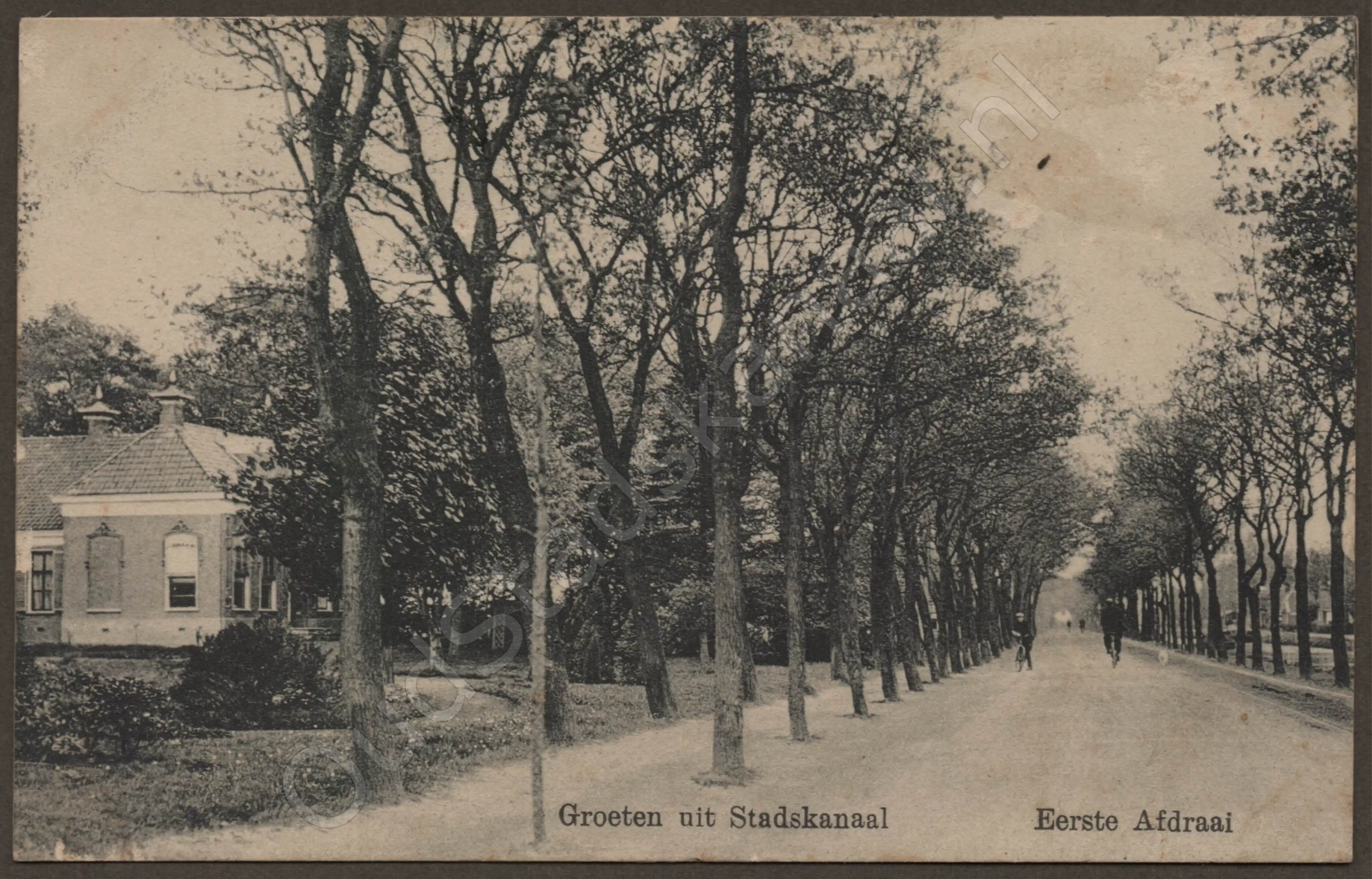 <span id='curid'>2688</span>~Groeten uit Stadskanaal - Eerste Afdraai (&plusmn;1905)
