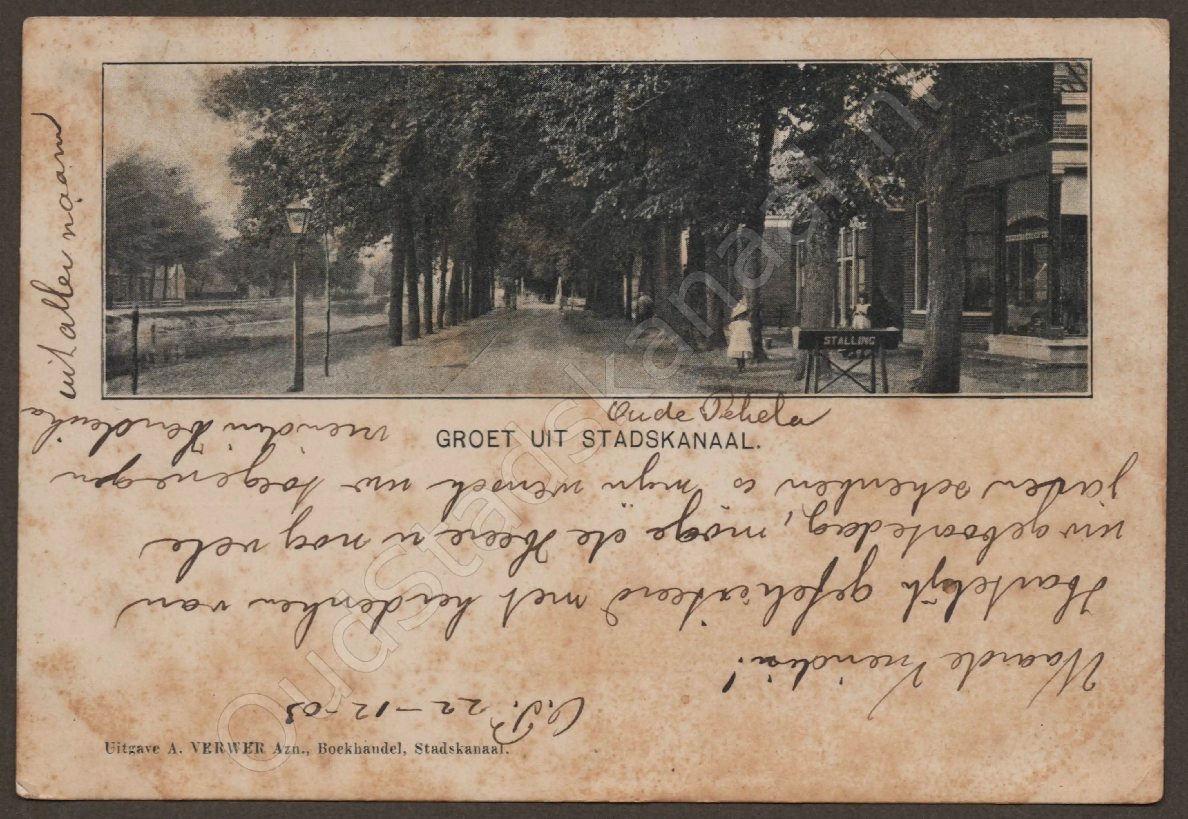 <span id='curid'>2747</span>~GROET UIT STADSKANAAL. (&plusmn;1901)