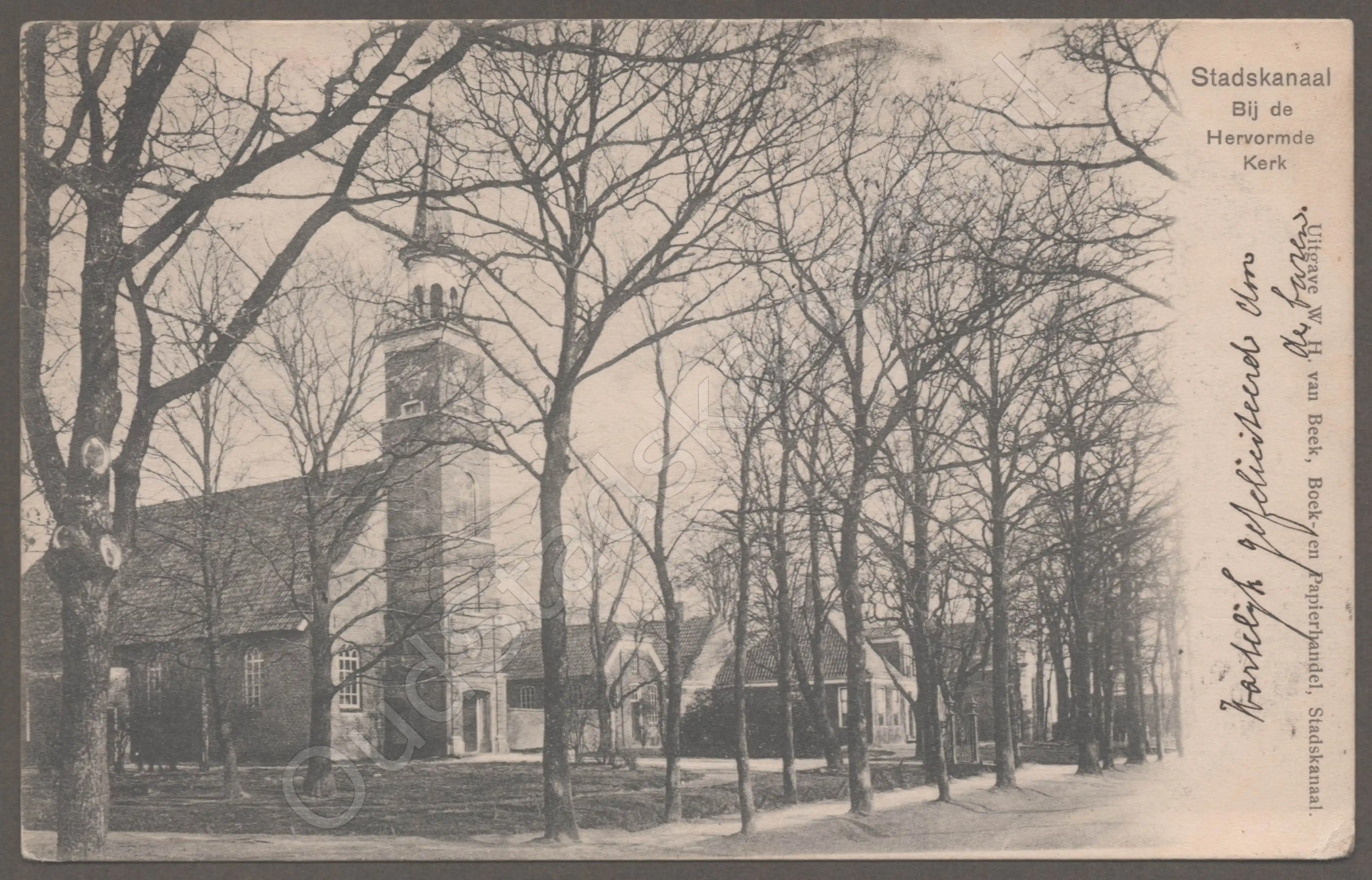 <span id='curid'>2924</span>~Stadskanaal - Bij de Hervormde Kerk (&plusmn;1901)