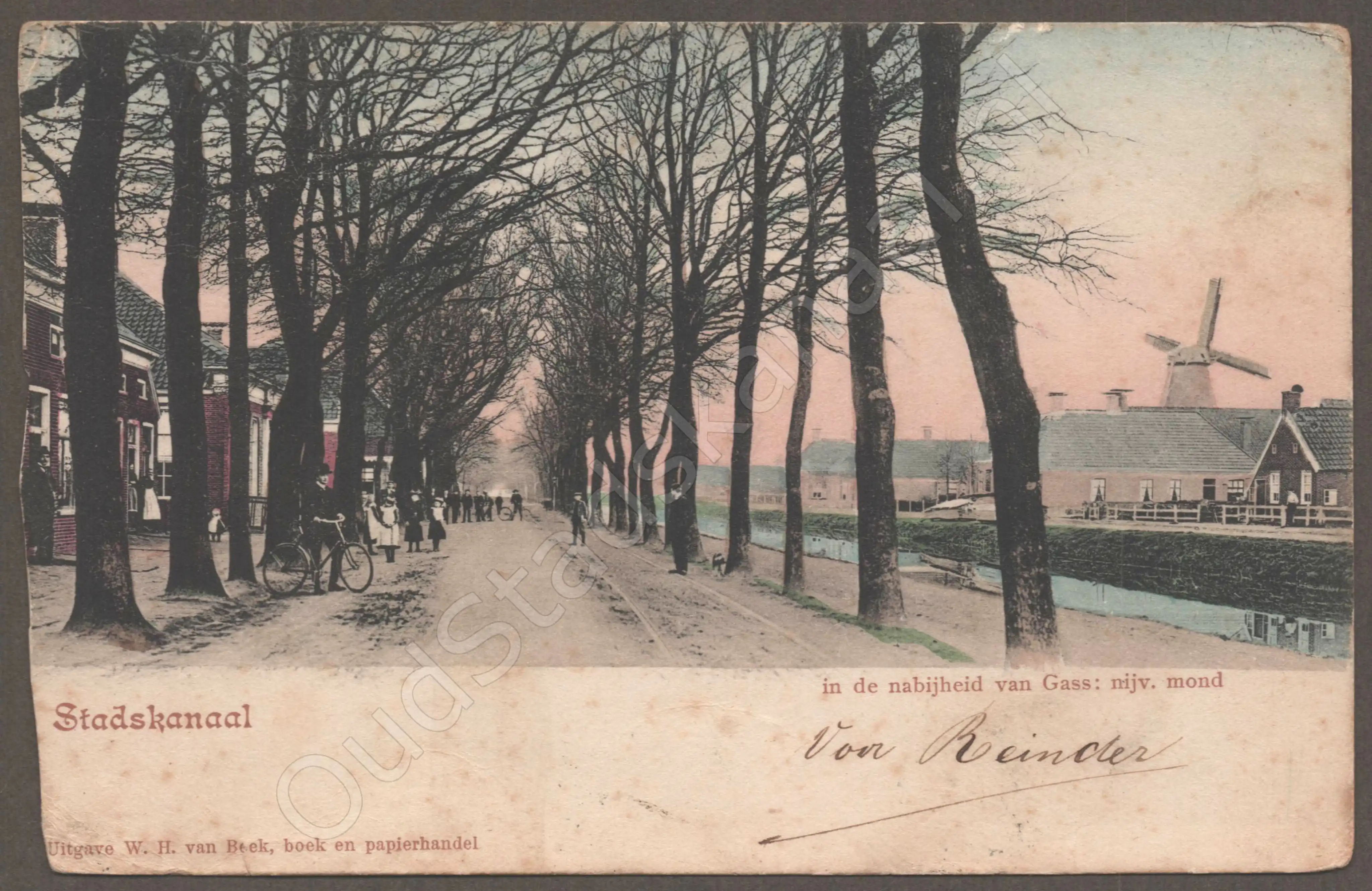 <span id='curid'>2971</span>~Stadskanaal - In de nabijheid van Gass: nijv. mond (&plusmn;1901)