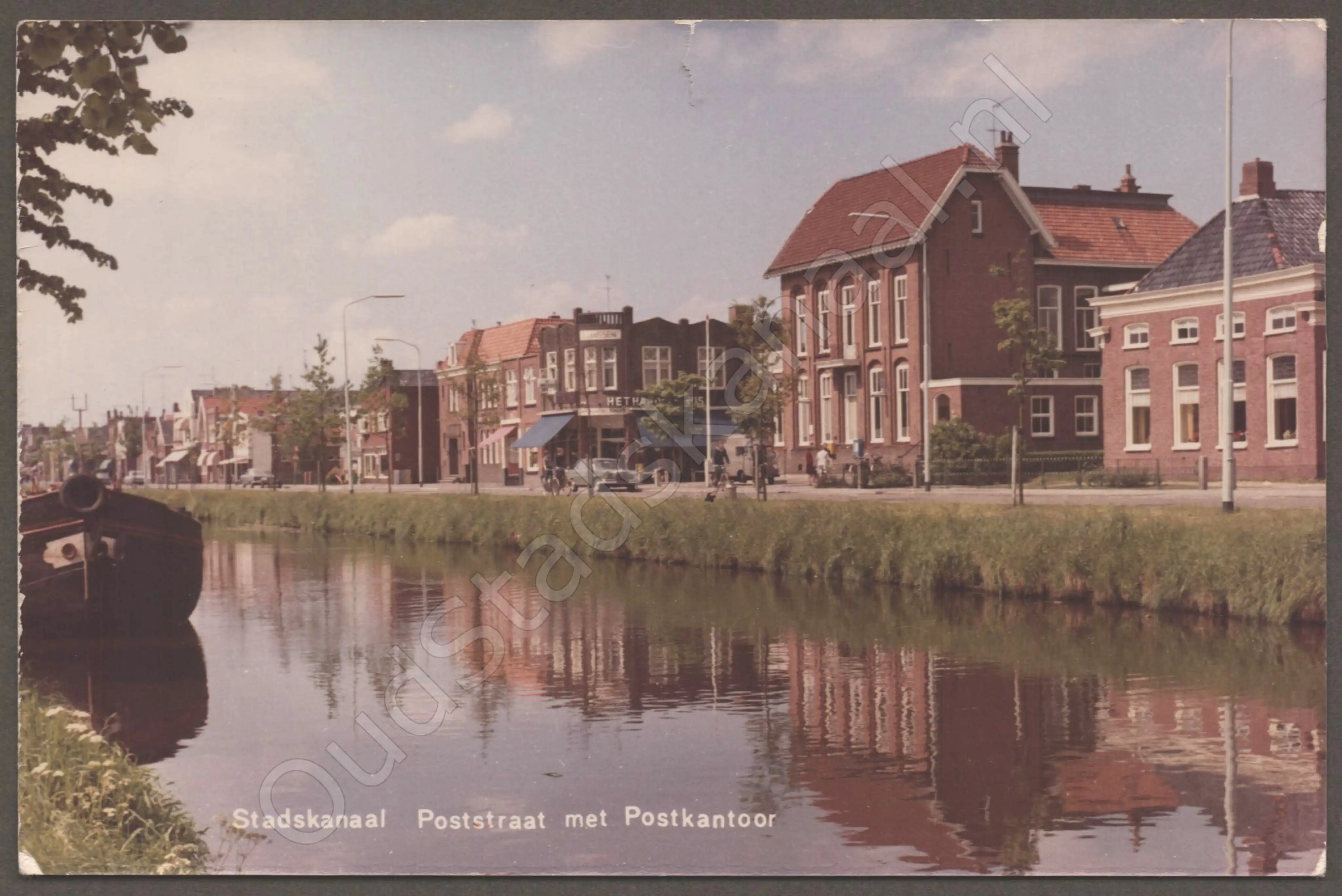 <span id='curid'>2995</span>~Stadskanaal Poststraat met Postkantoor (&plusmn;1965)