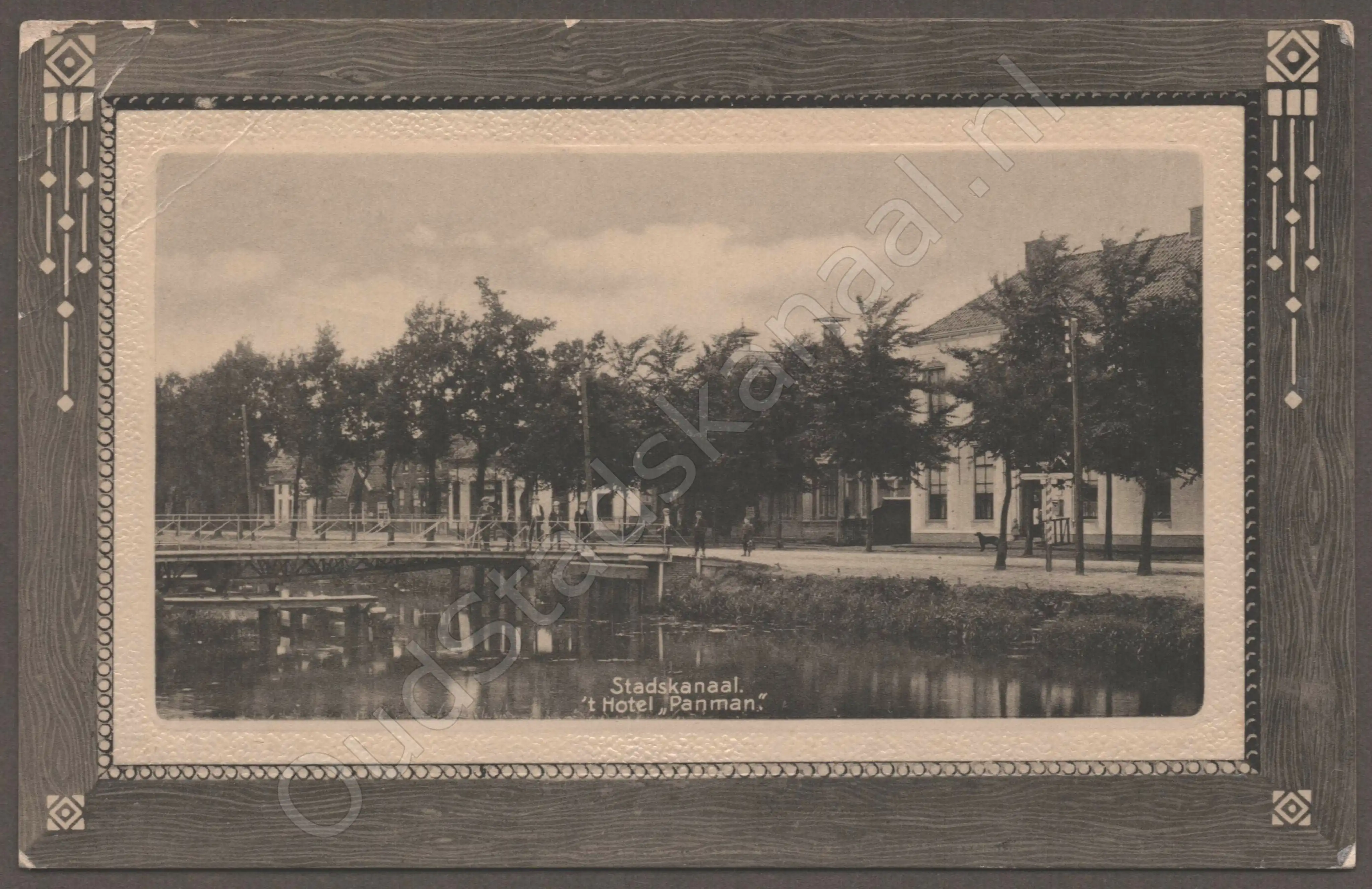 <span id='curid'>3023</span>~Stadskanaal. - 't Hotel "Panman" (&plusmn;1914)