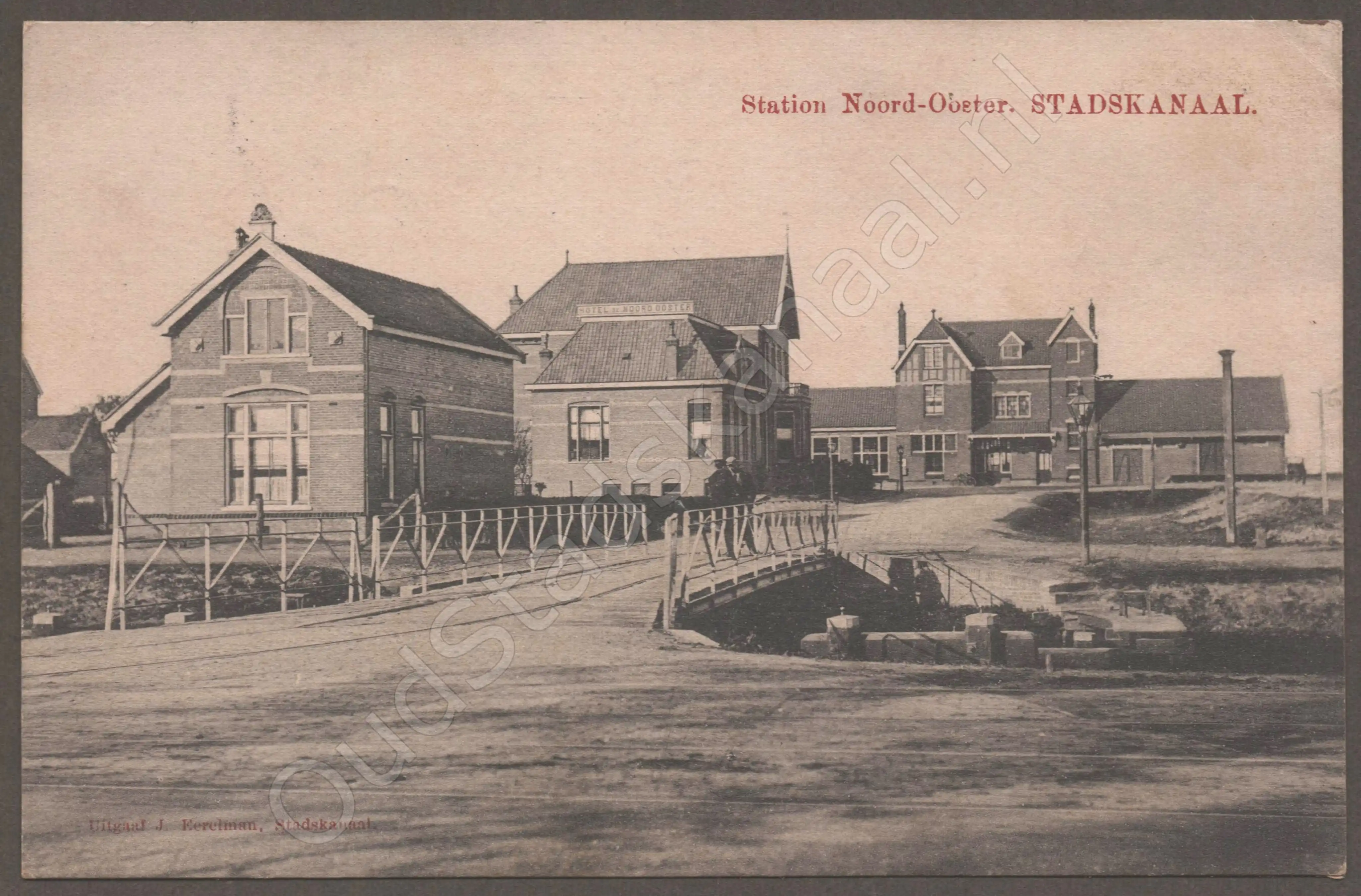 <span id='curid'>3032</span>~Station Noord-Ooster. Stadskanaal. (&plusmn;1909)