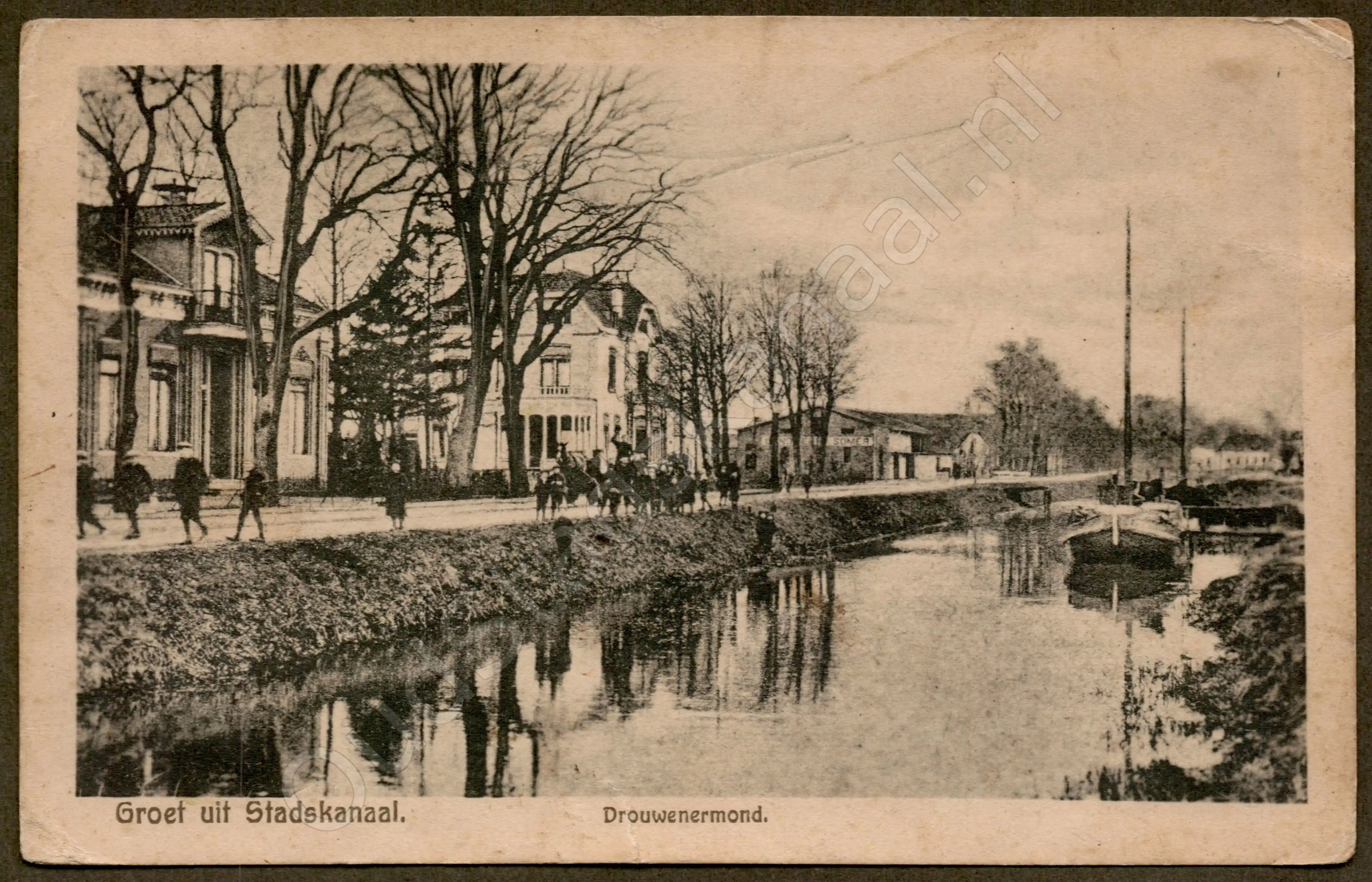 <span id='curid'>3118</span>~Groet uit Stadskanaal. - Drouwenermond. (&plusmn;1925)