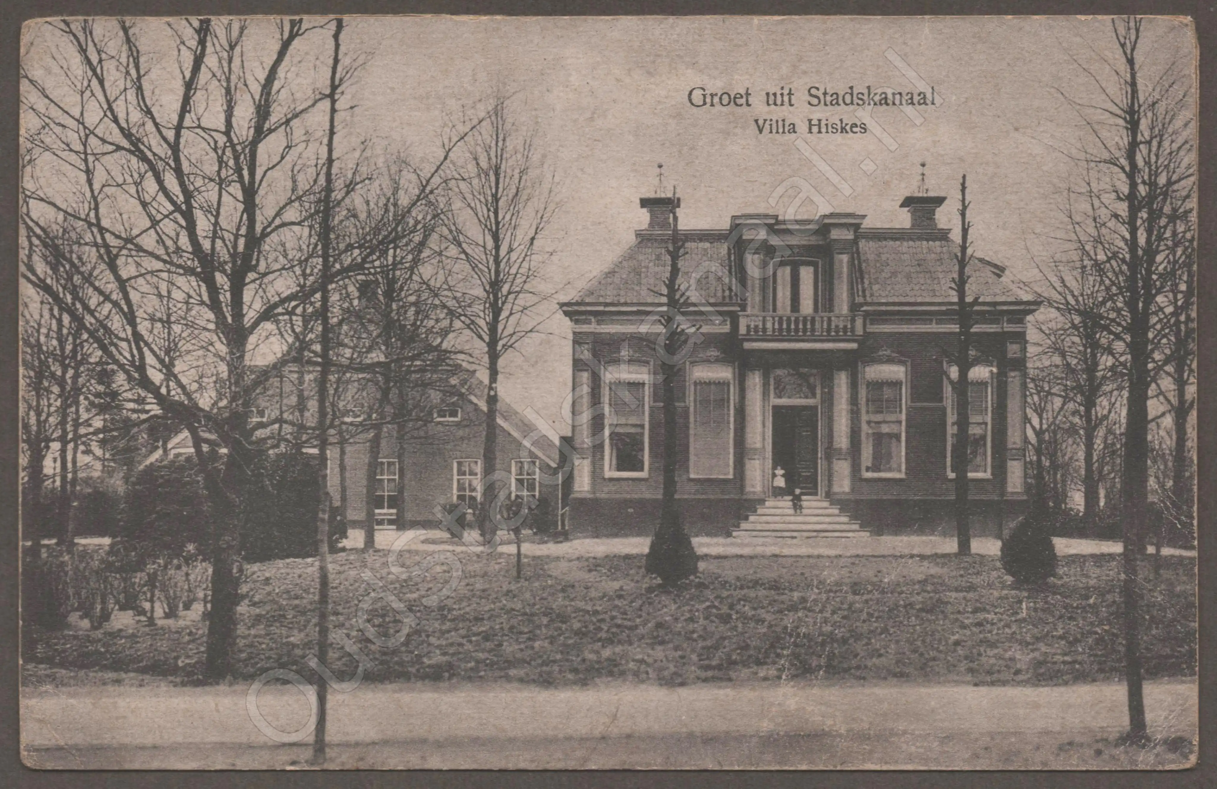 <span id='curid'>3375</span>~Groet uit Stadskanaal - Villa Hiskes (&plusmn;1919)