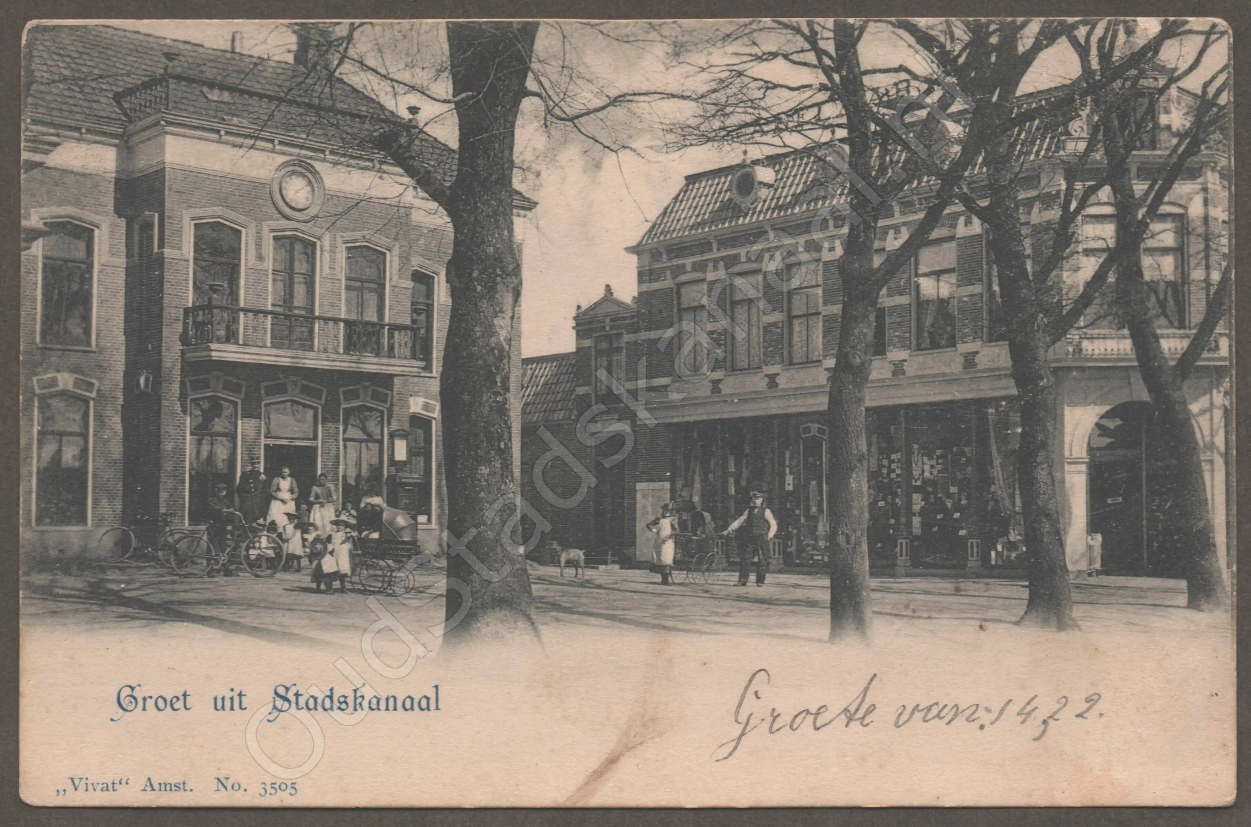 <span id='curid'>3839</span>~Groet uit Stadskanaal (&plusmn;1903)