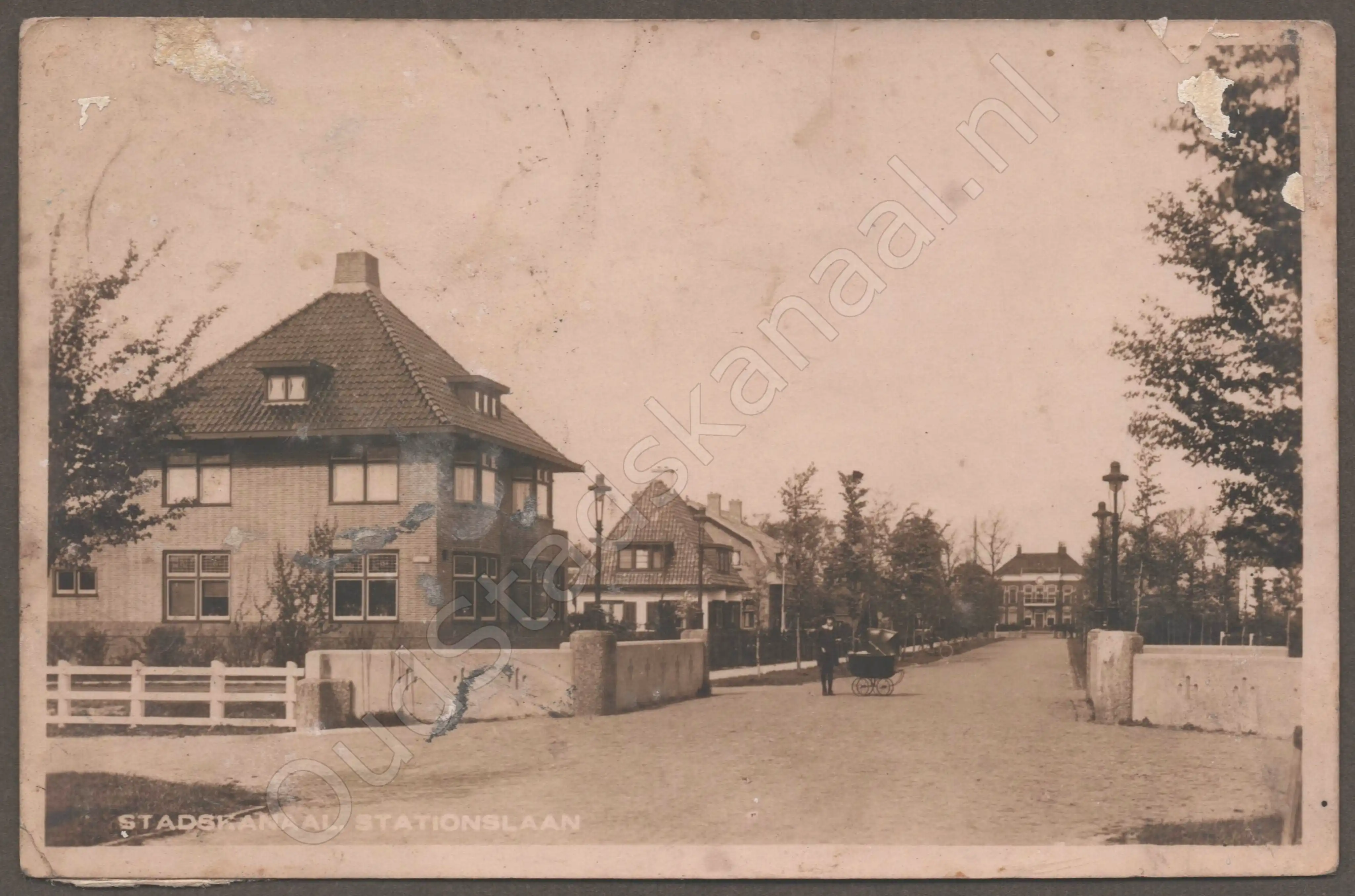 <span id='curid'>3917</span>~STADSKANAAL, STATIONSLAAN (&plusmn;1933)