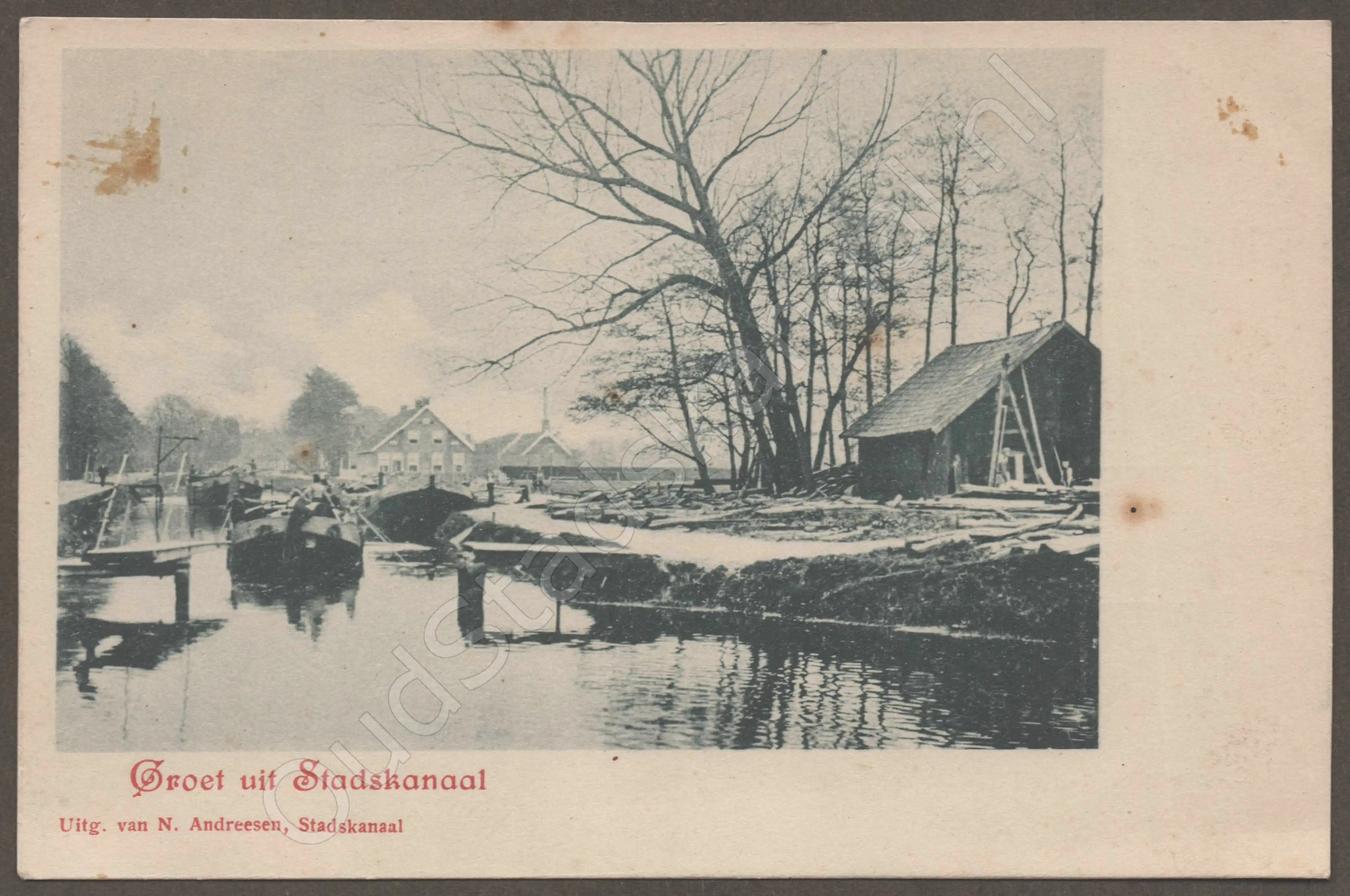 <span id='curid'>4662</span>~Groet uit Stadskanaal (&plusmn;1906)