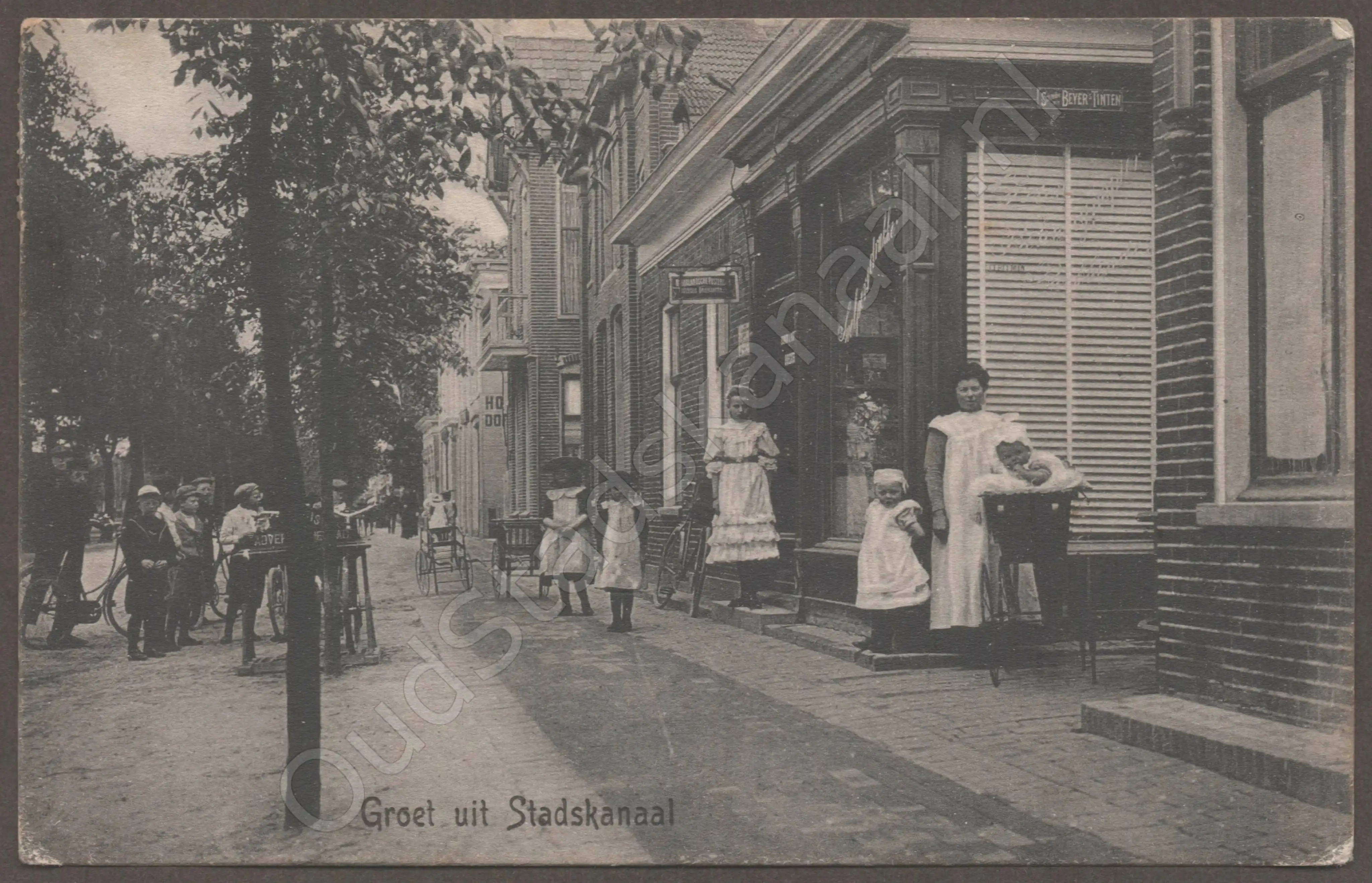 <span id='curid'>4879</span>~Groet uit Stadskanaal (&plusmn;1910)