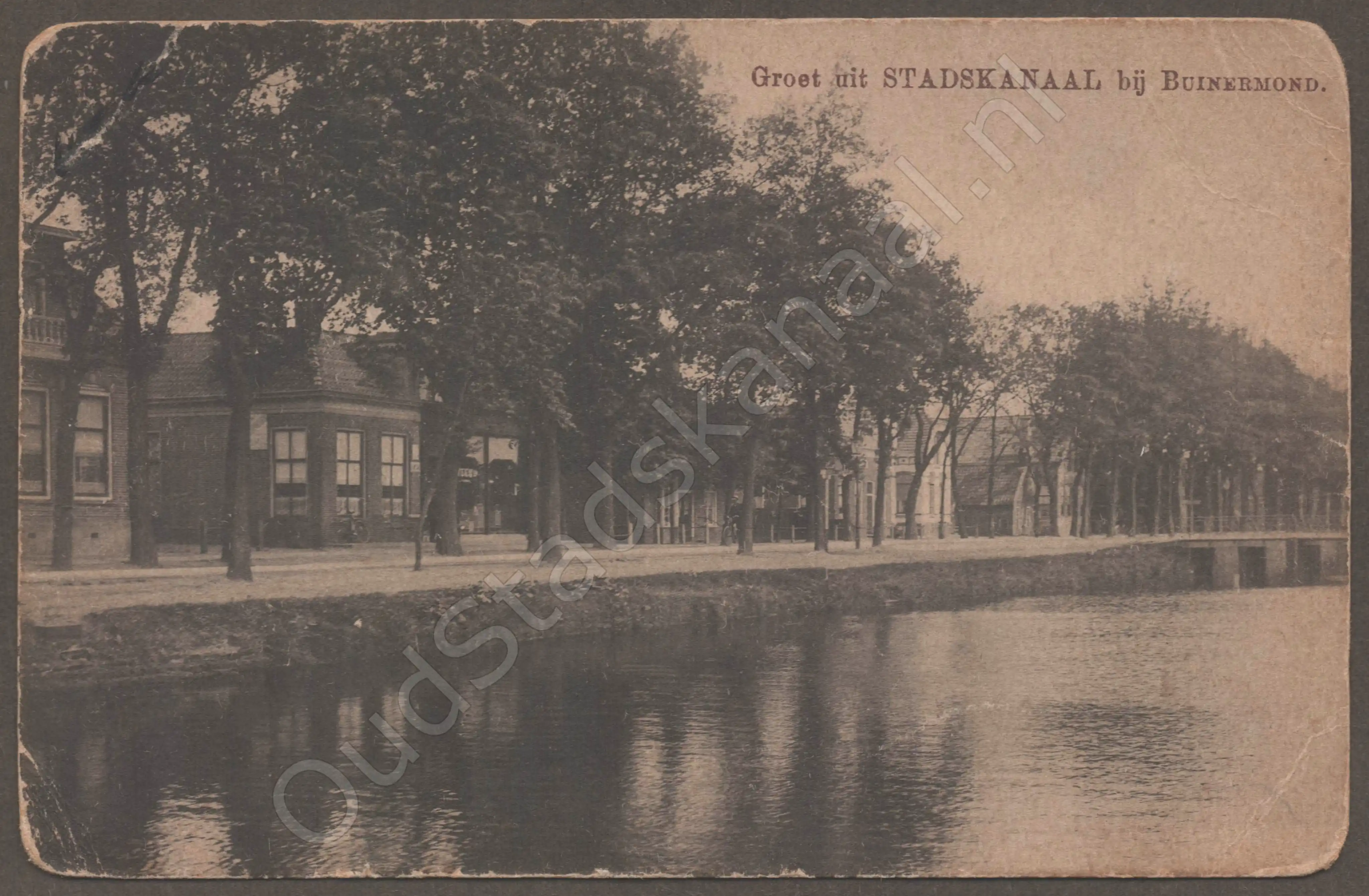 <span id='curid'>5002</span>~Groet uit STADSKANAAL bij Buinermond. (&plusmn;1912)
