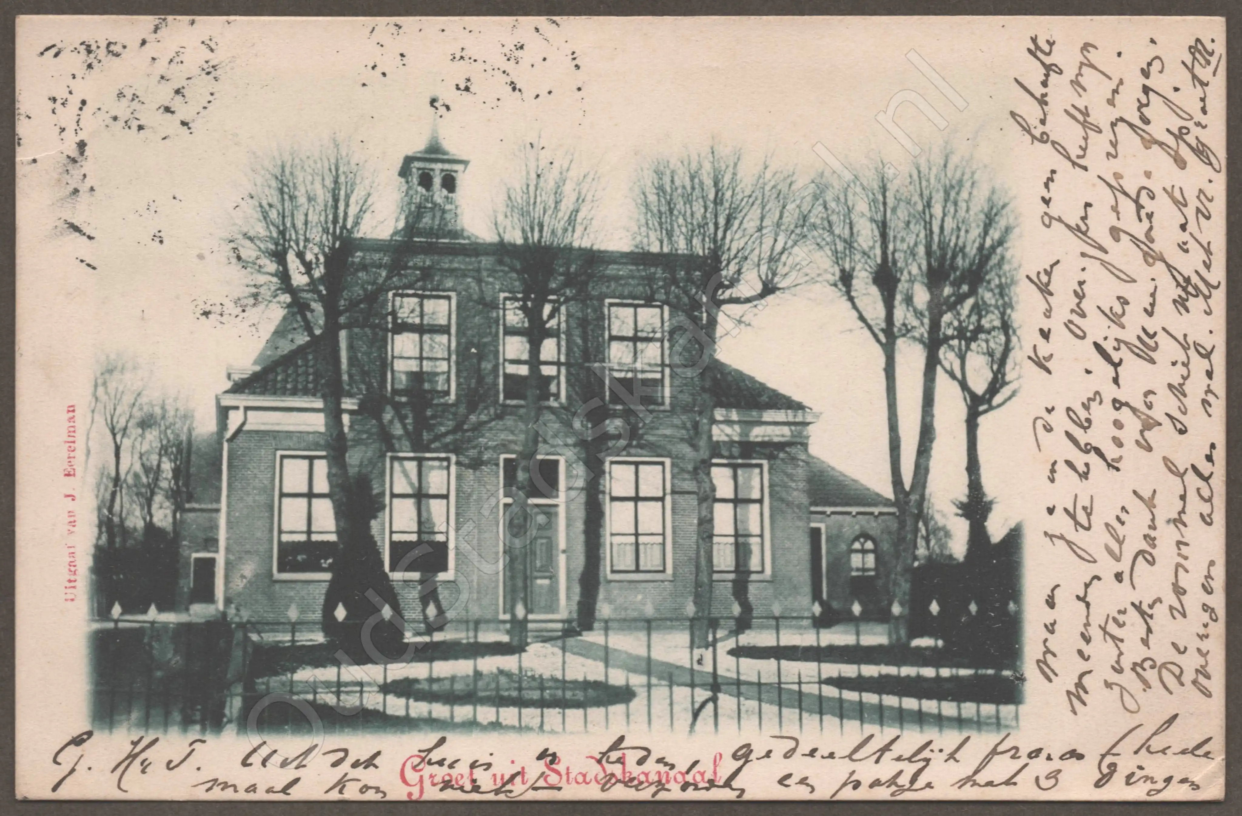 <span id='curid'>5217</span>~Groet uit Stadskanaal (&plusmn;1900)