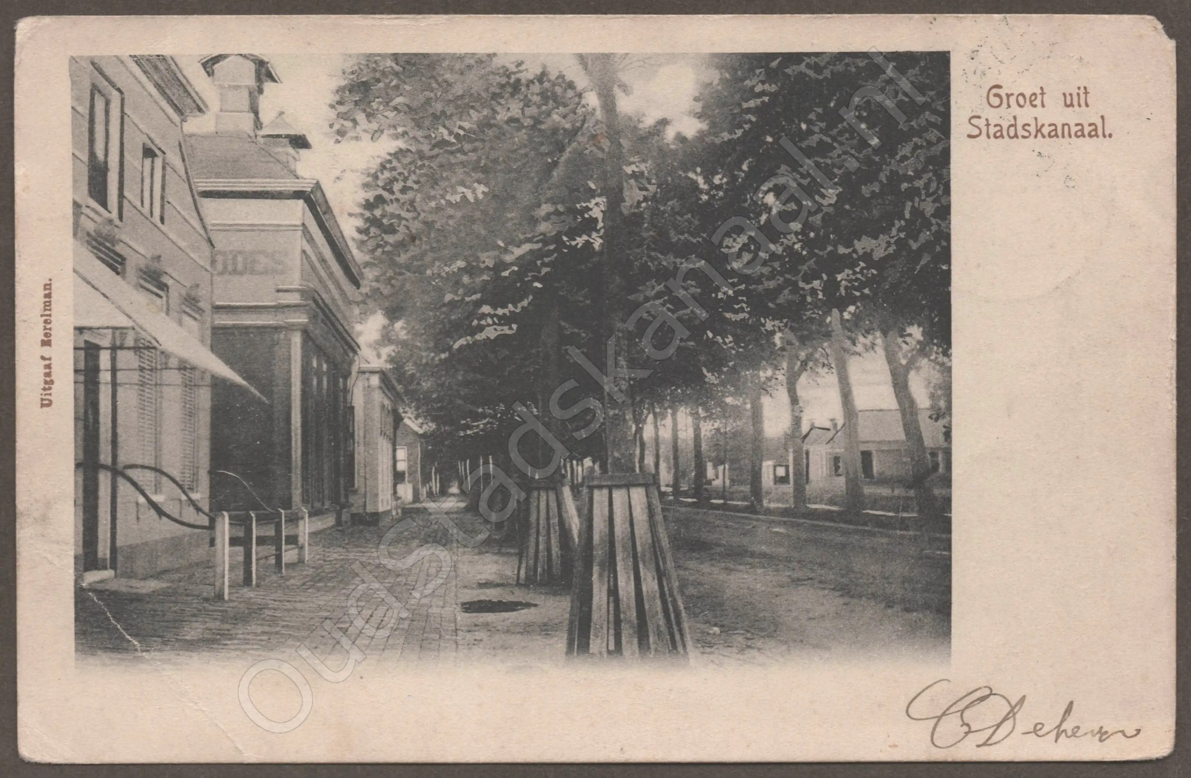 <span id='curid'>5226</span>~Groet uit Stadskanaal. (&plusmn;1904)