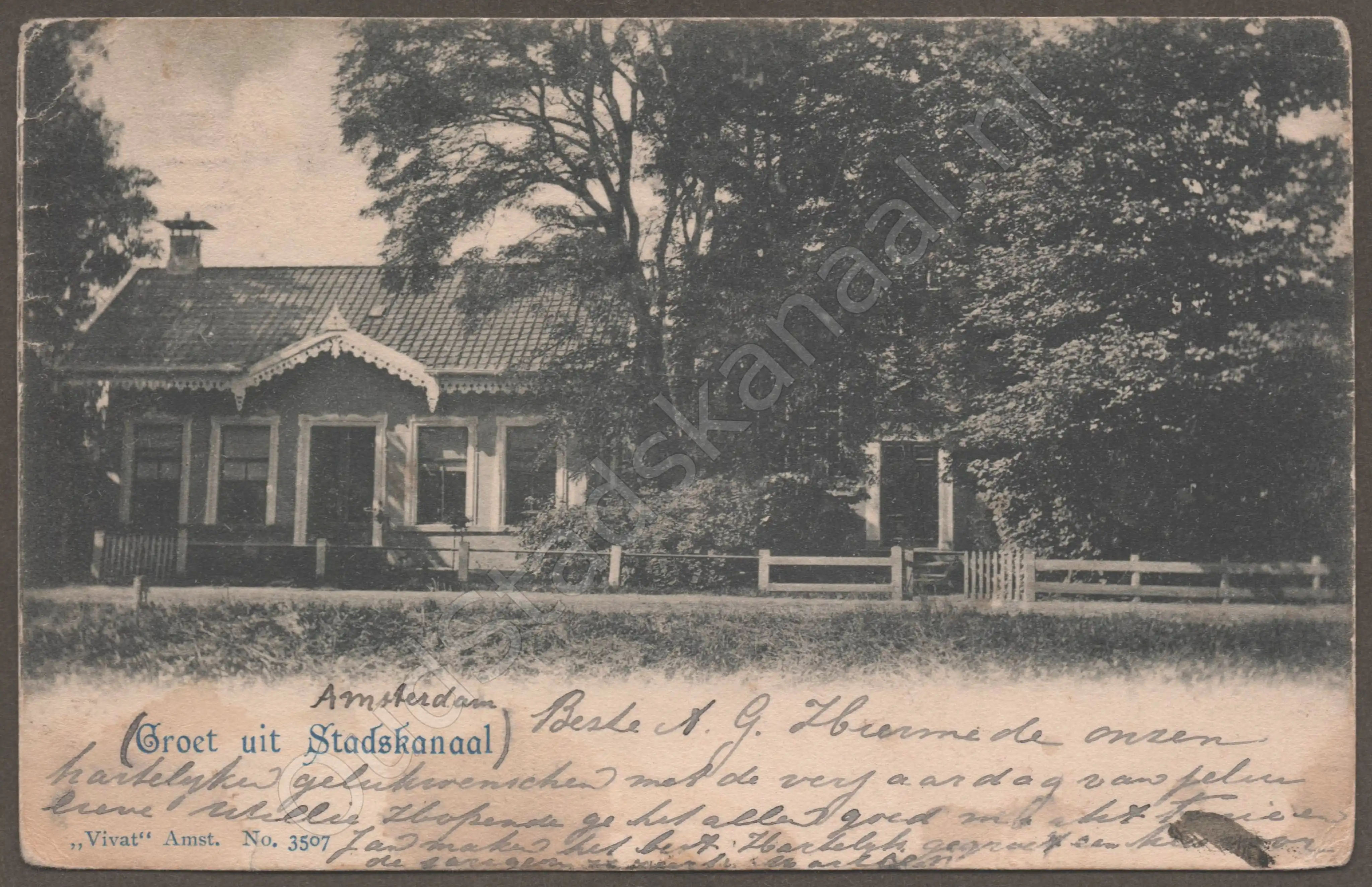 <span id='curid'>5230</span>~Groet uit Stadskanaal (&plusmn;1900)