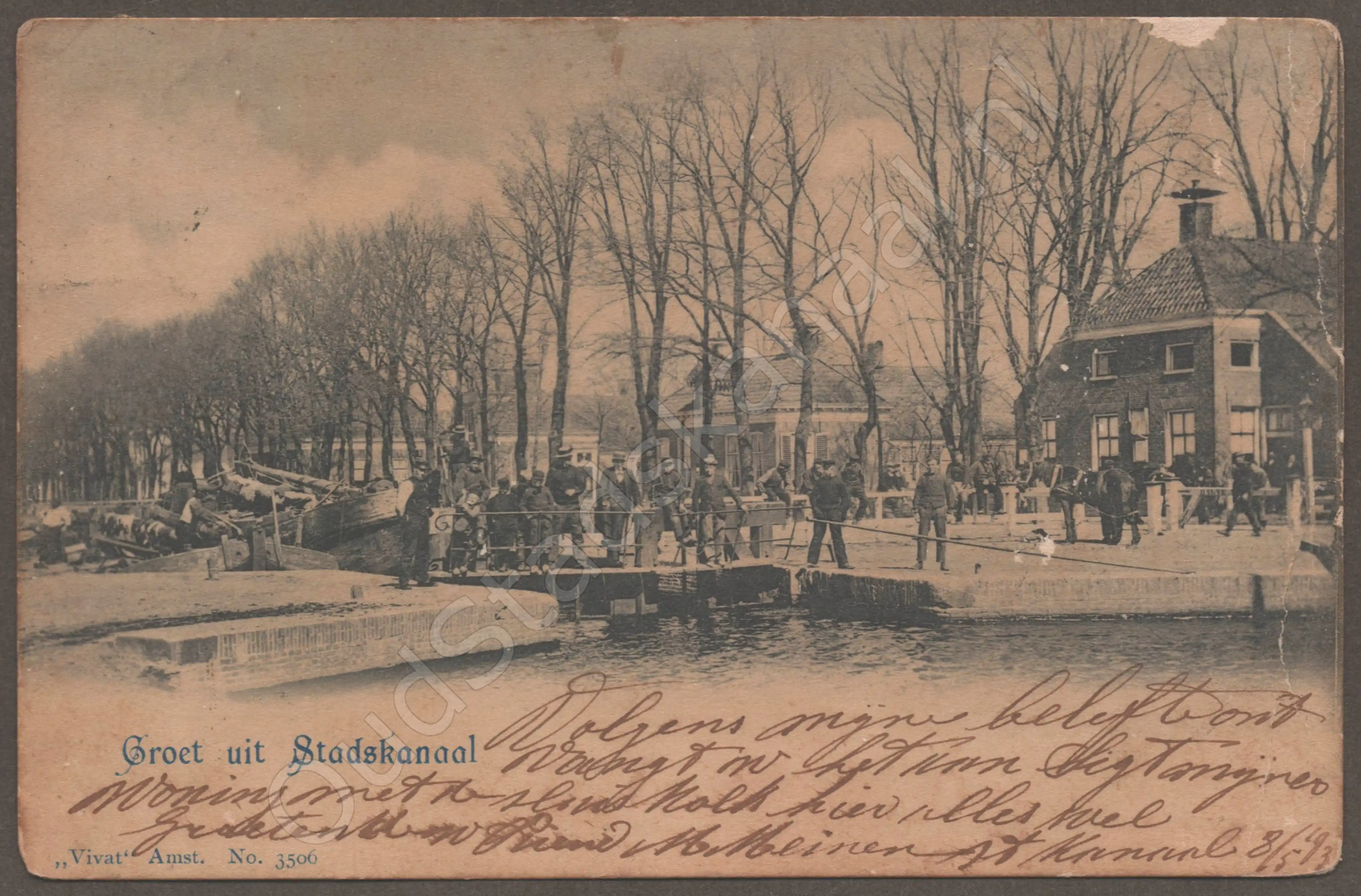 <span id='curid'>5231</span>~Groet uit Stadskanaal (&plusmn;1901)