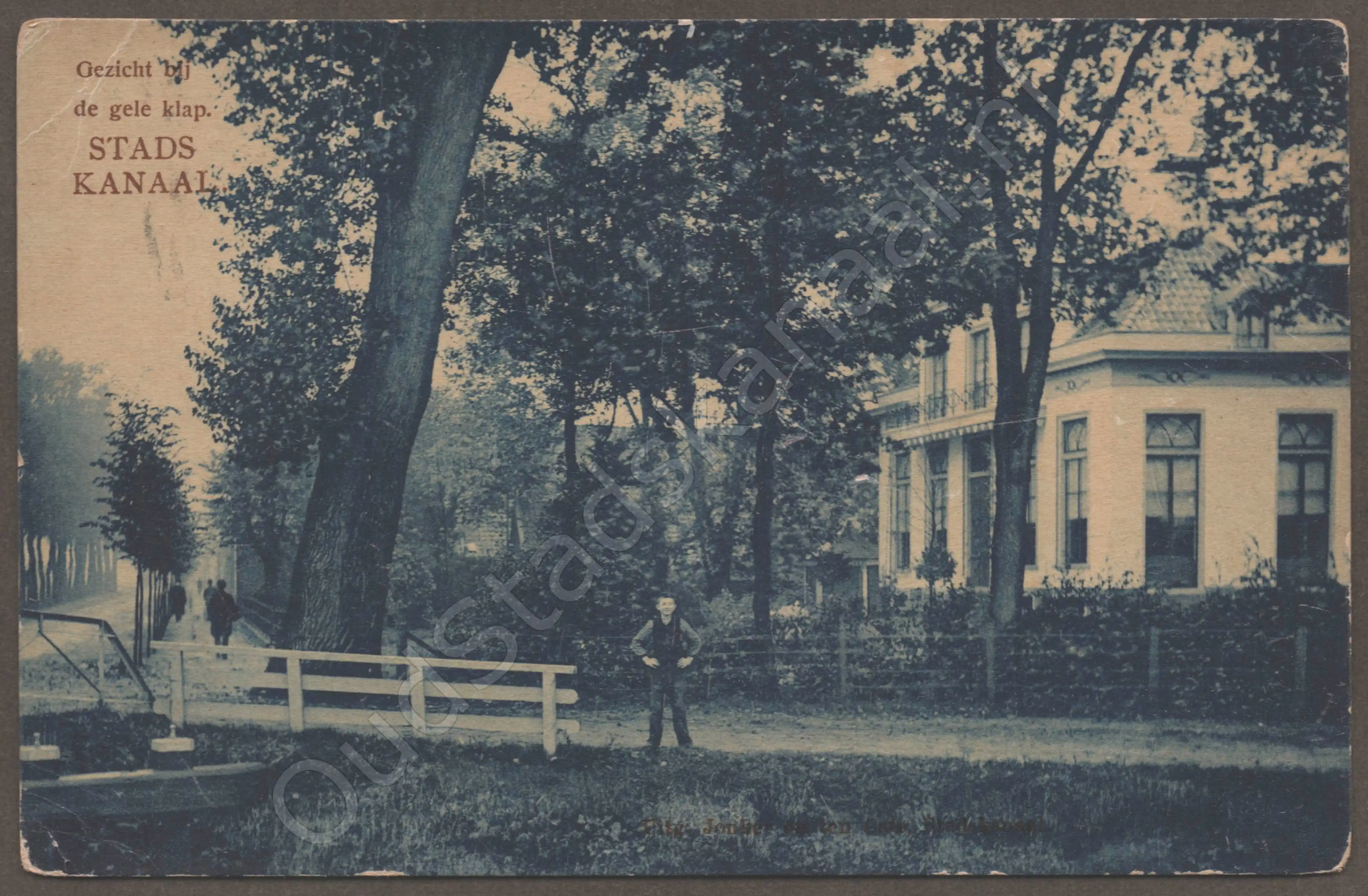 <span id='curid'>5257</span>~Gezicht bij de gele klap. - STADSKANAAL. (&plusmn;1909)
