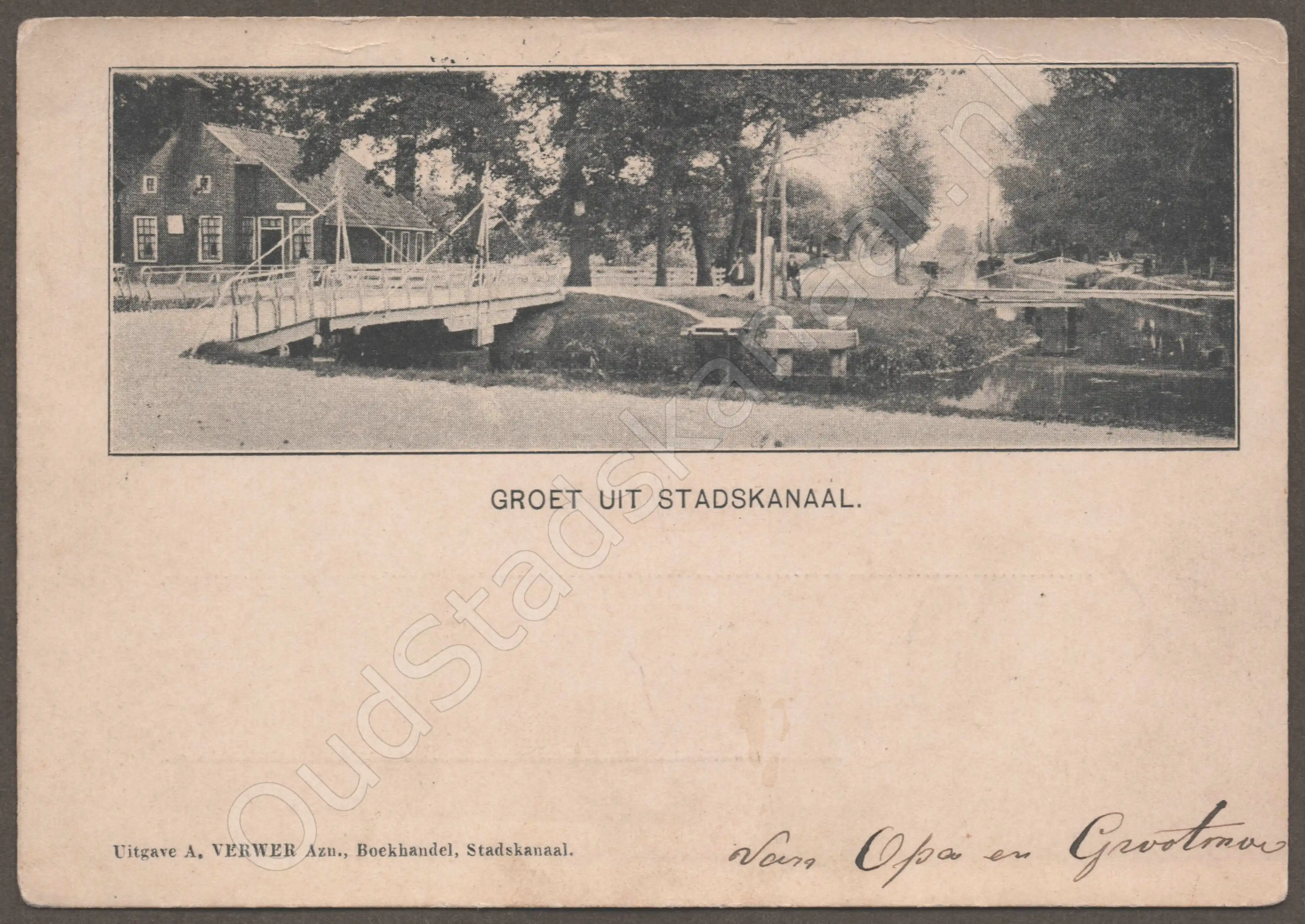 <span id='curid'>5325</span>~GROET UIT STADSKANAAL (&plusmn;1905)