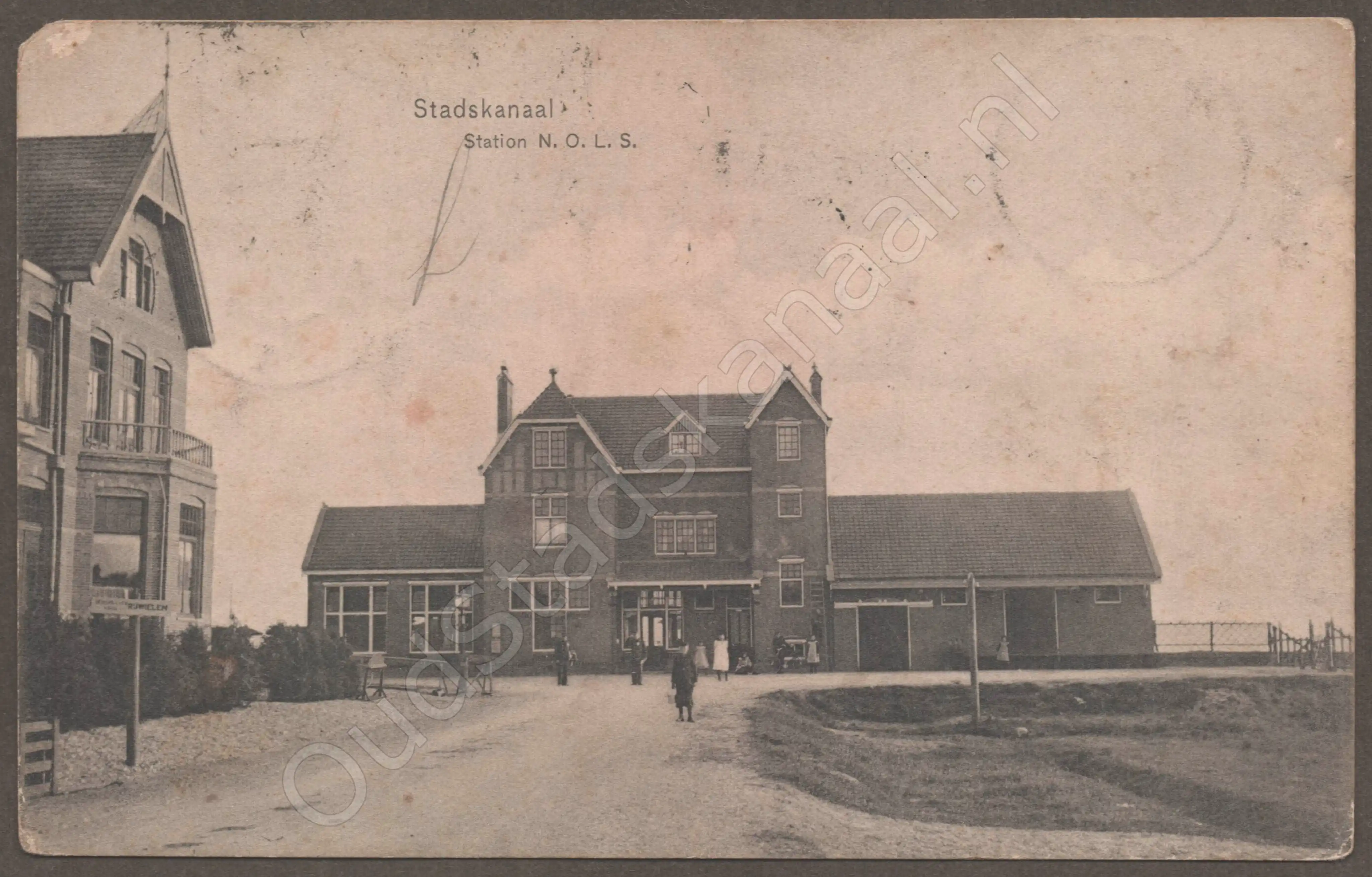<span id='curid'>5395</span>~Stadskanaal - Station N. O. L. S. (&plusmn;1907)