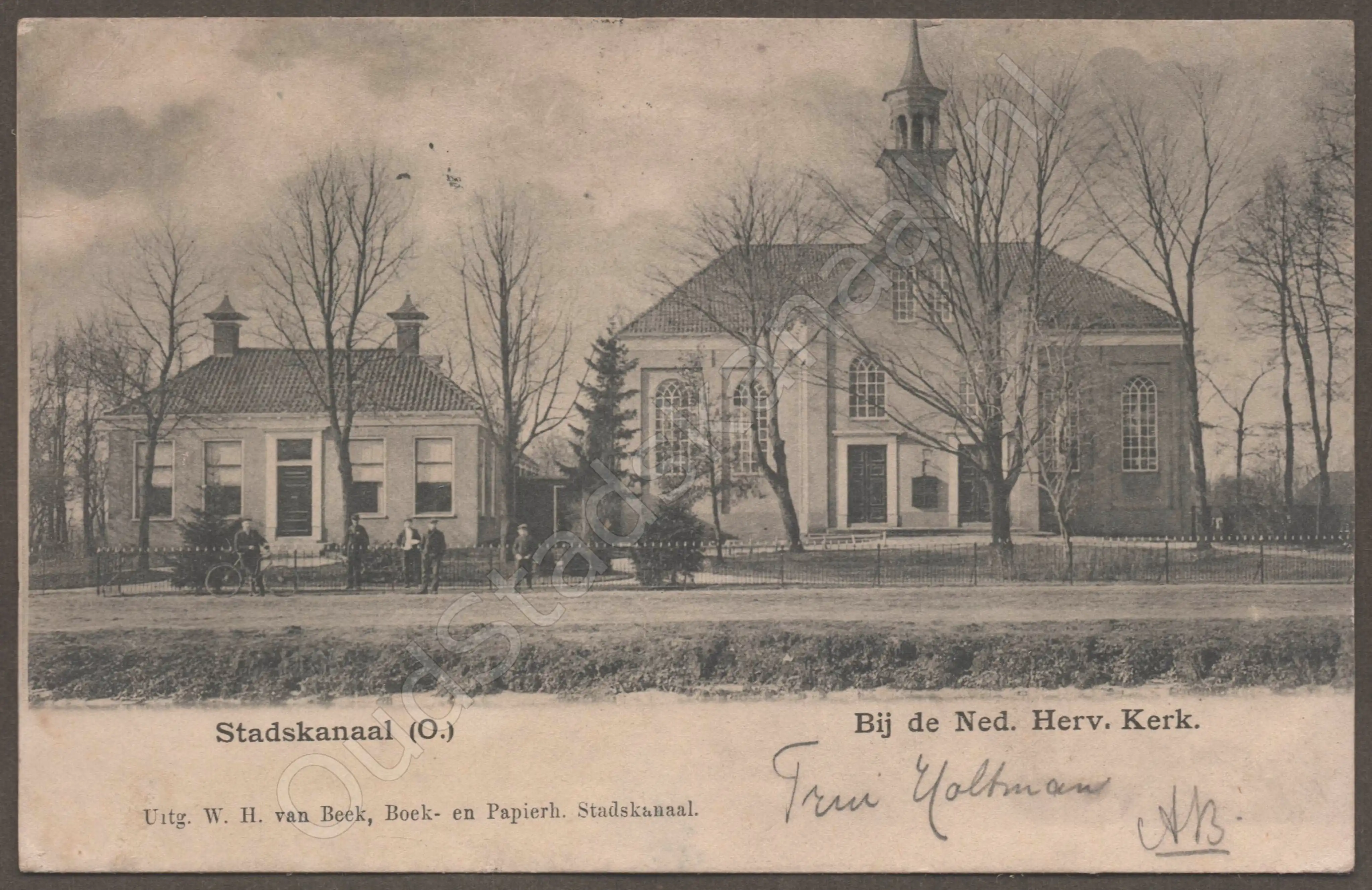 <span id='curid'>6055</span>~Stadskanaal (O.) - Bij de Ned. Herv. Kerk. (&plusmn;1903)